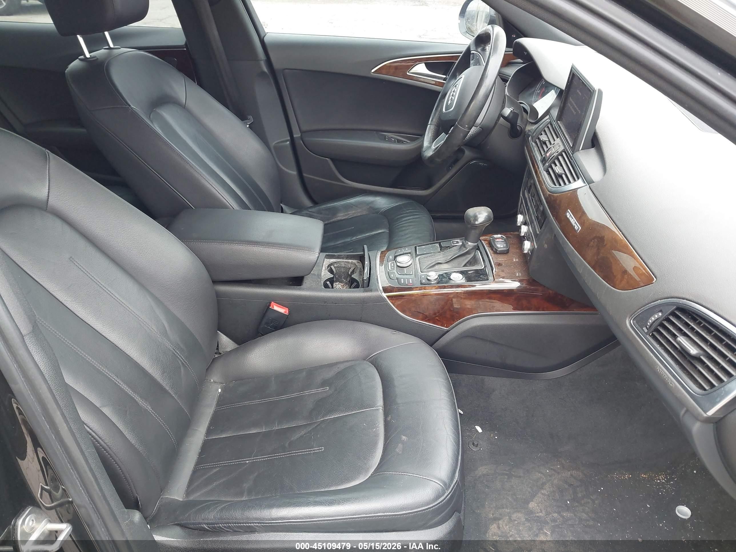 2013 Audi A6 2.0t Premium Black vin: WAUGFAFC5DN029262