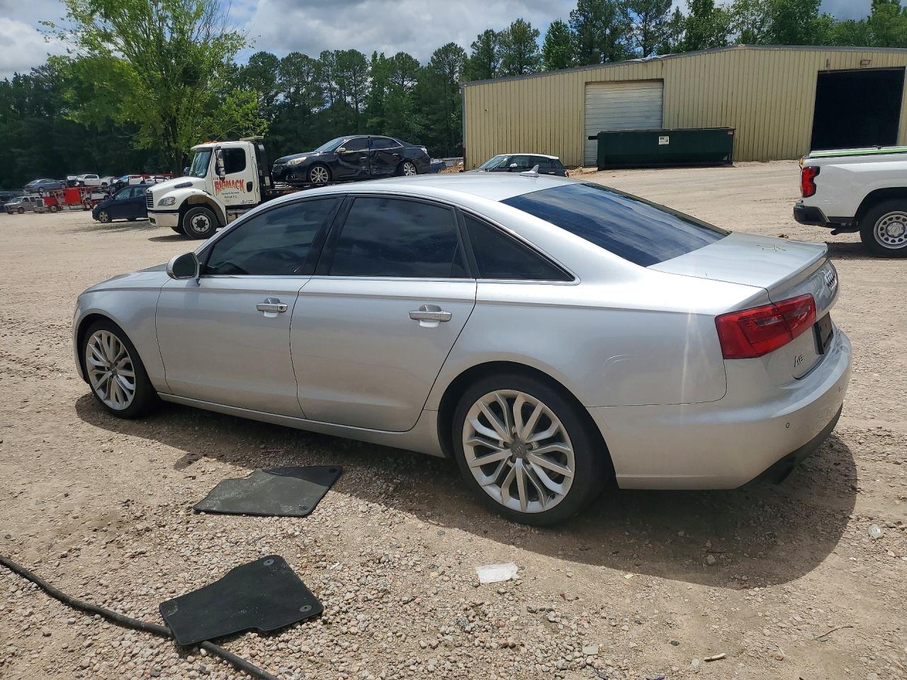 2013 Audi A6 Premium Plus Silver vin: WAUGFAFC5DN032873