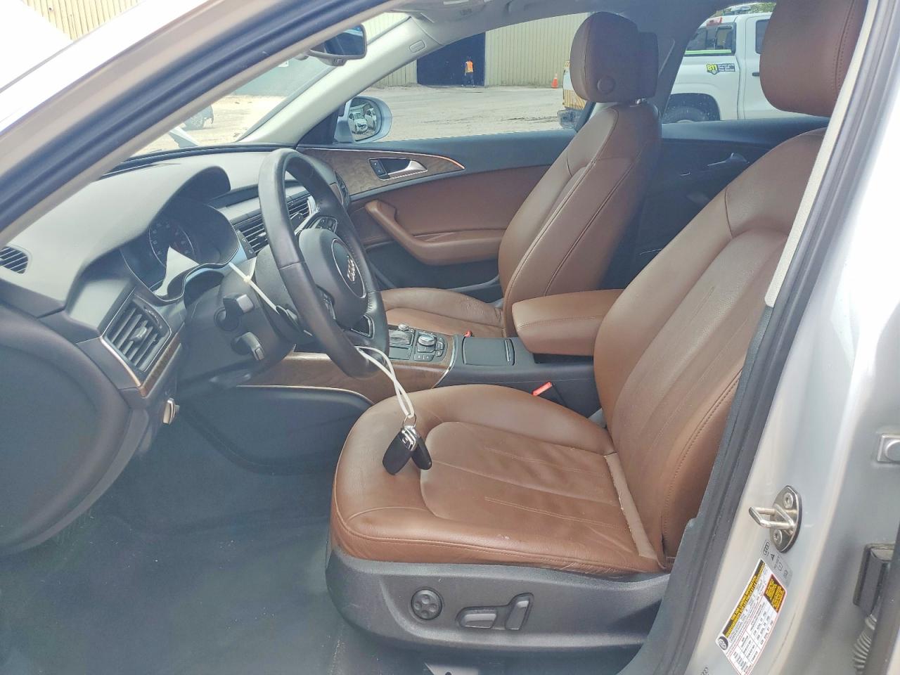 2013 Audi A6 Premium Plus Silver vin: WAUGFAFC5DN032873