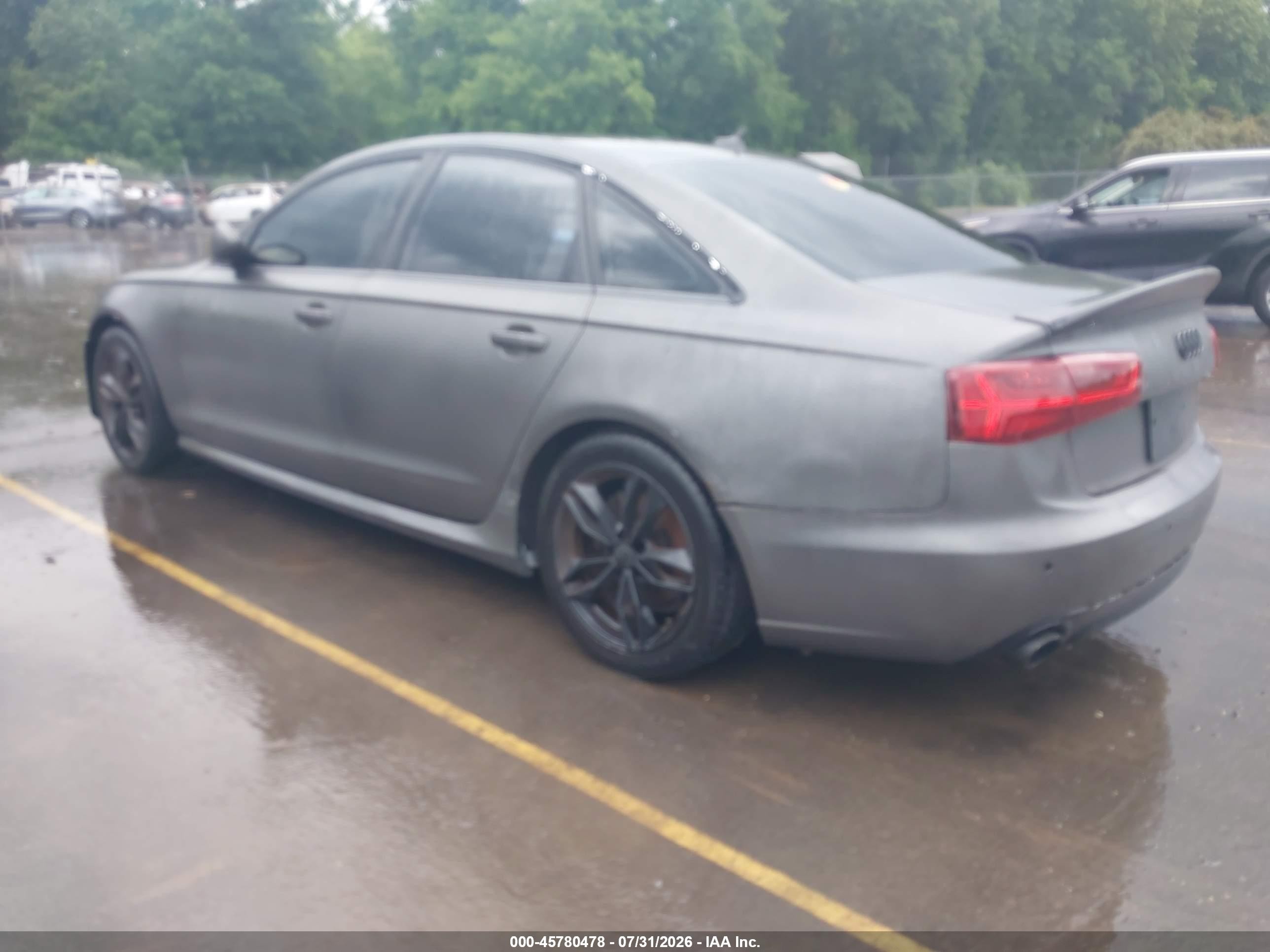 2013 Audi A6 2.0t Premium Gray vin: WAUGFAFC5DN107216