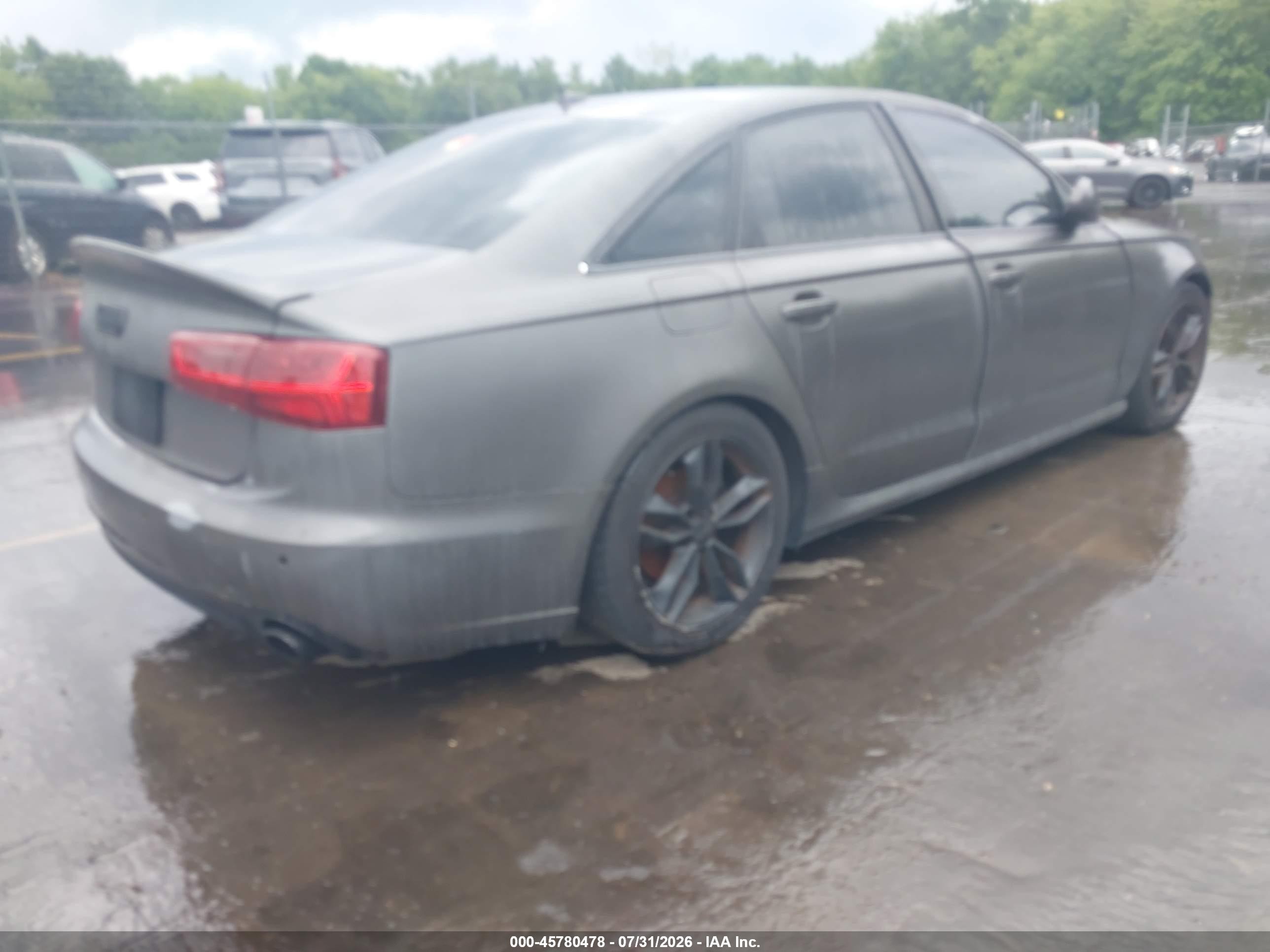 2013 Audi A6 2.0t Premium Gray vin: WAUGFAFC5DN107216
