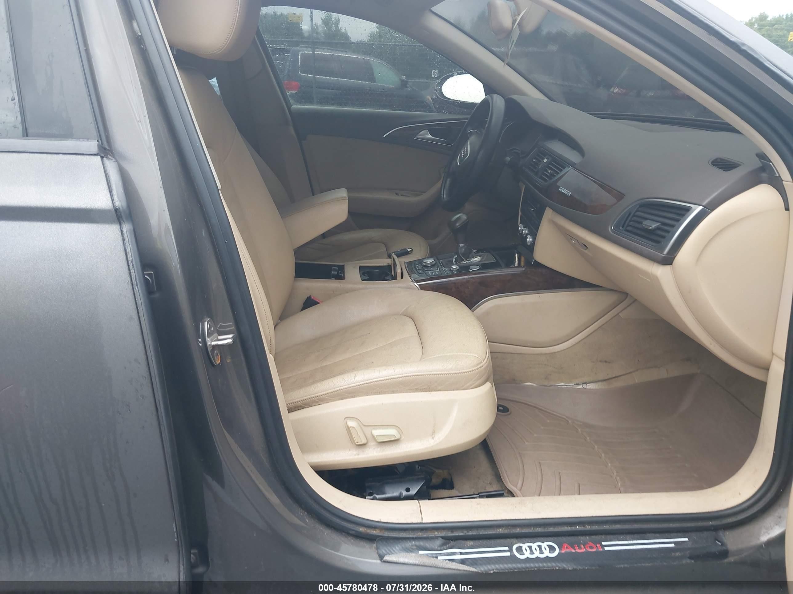 2013 Audi A6 2.0t Premium Gray vin: WAUGFAFC5DN107216