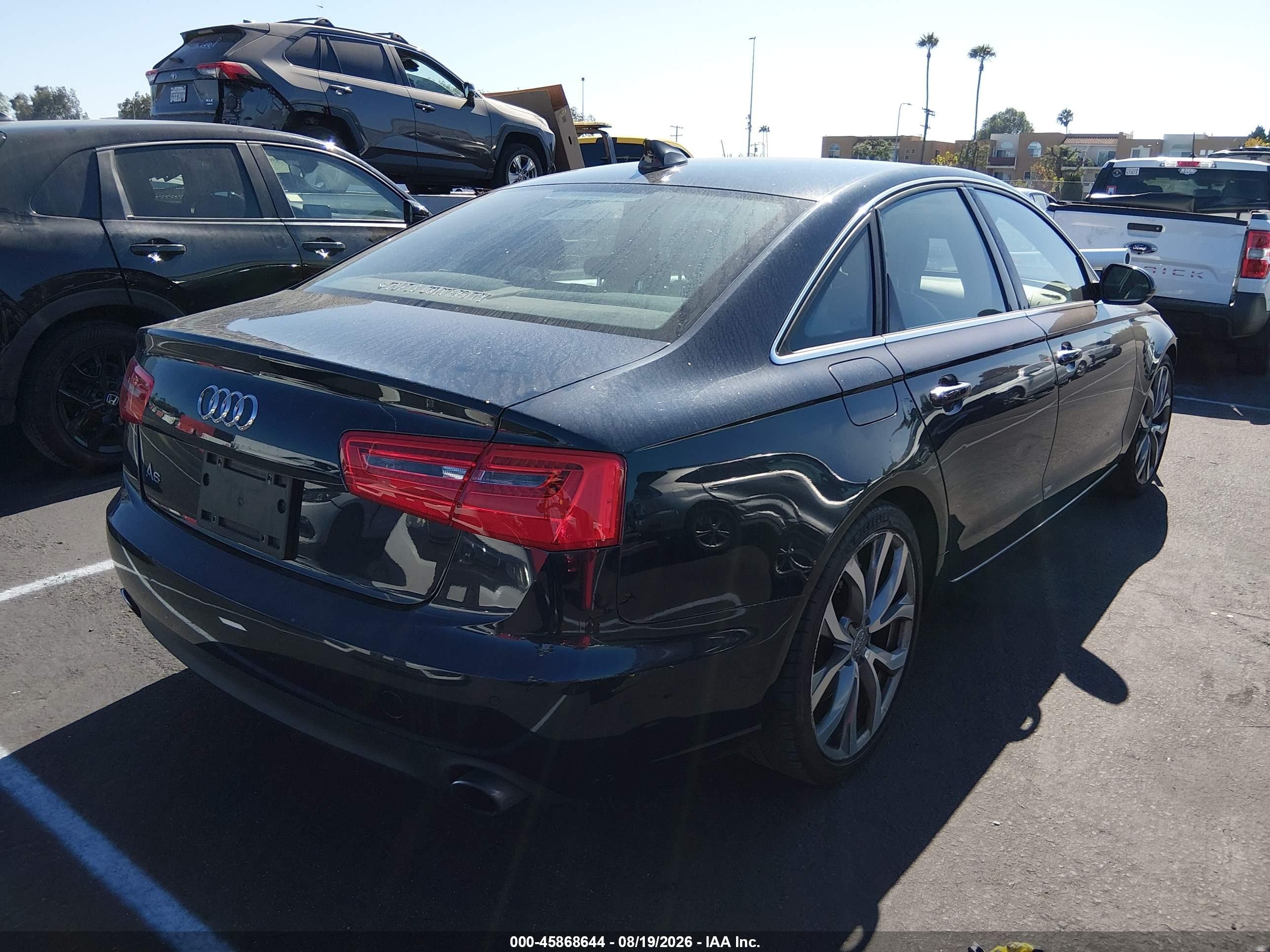 2014 Audi A6 2.0t Premium Black vin: WAUGFAFC5EN013306
