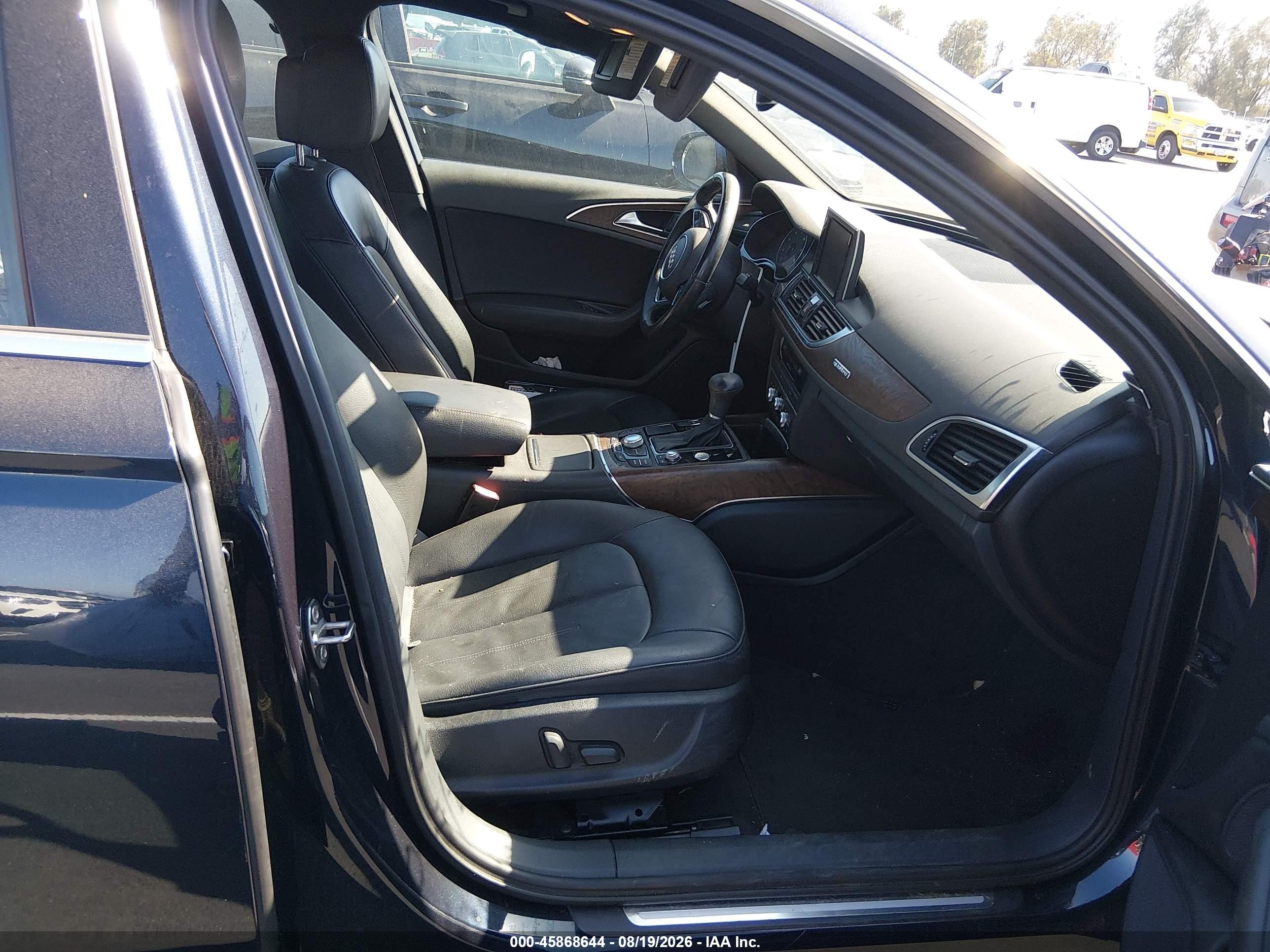 2014 Audi A6 2.0t Premium Black vin: WAUGFAFC5EN013306