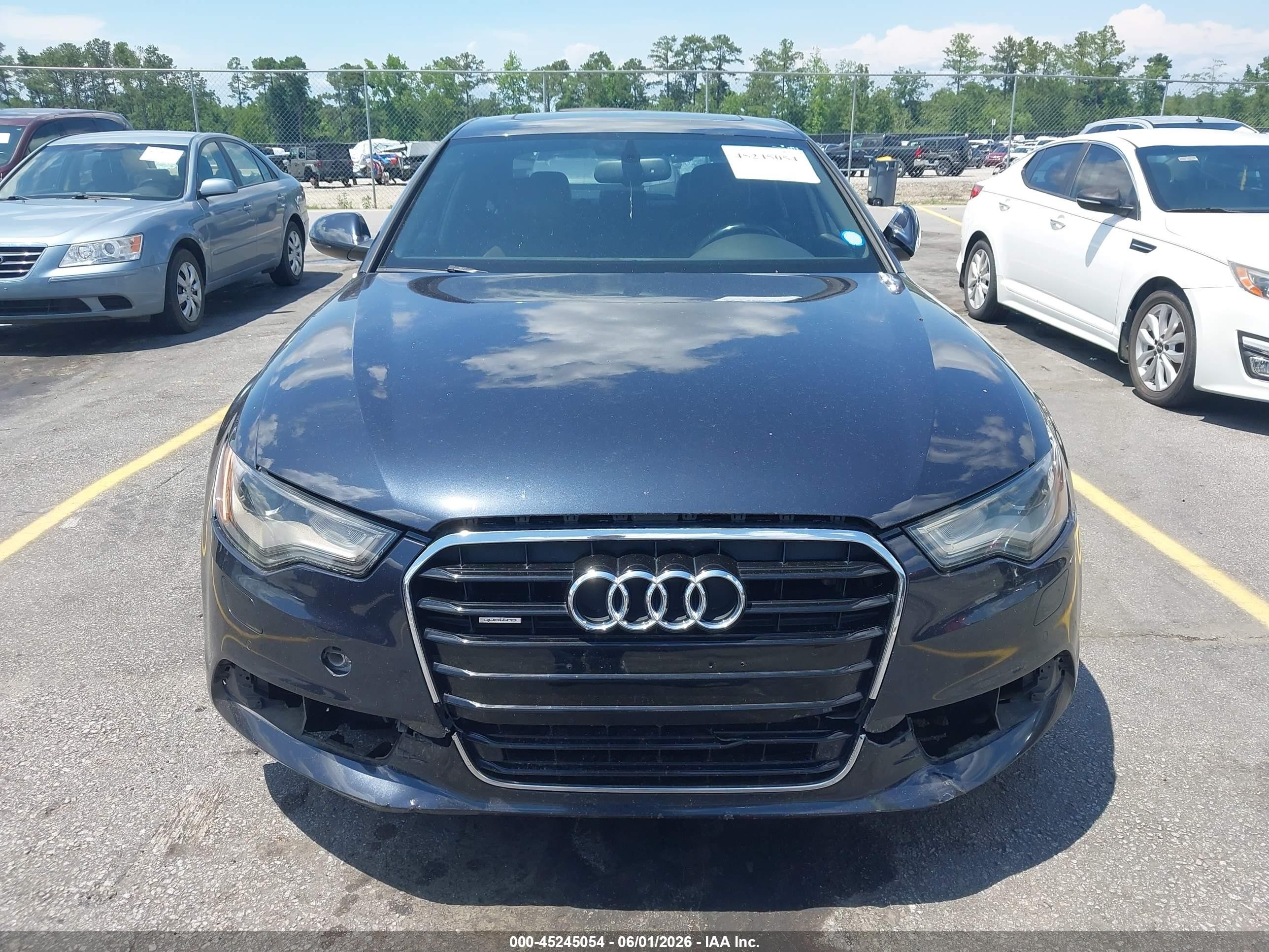 2014 Audi A6 2.0t Premium Black vin: WAUGFAFC5EN065308