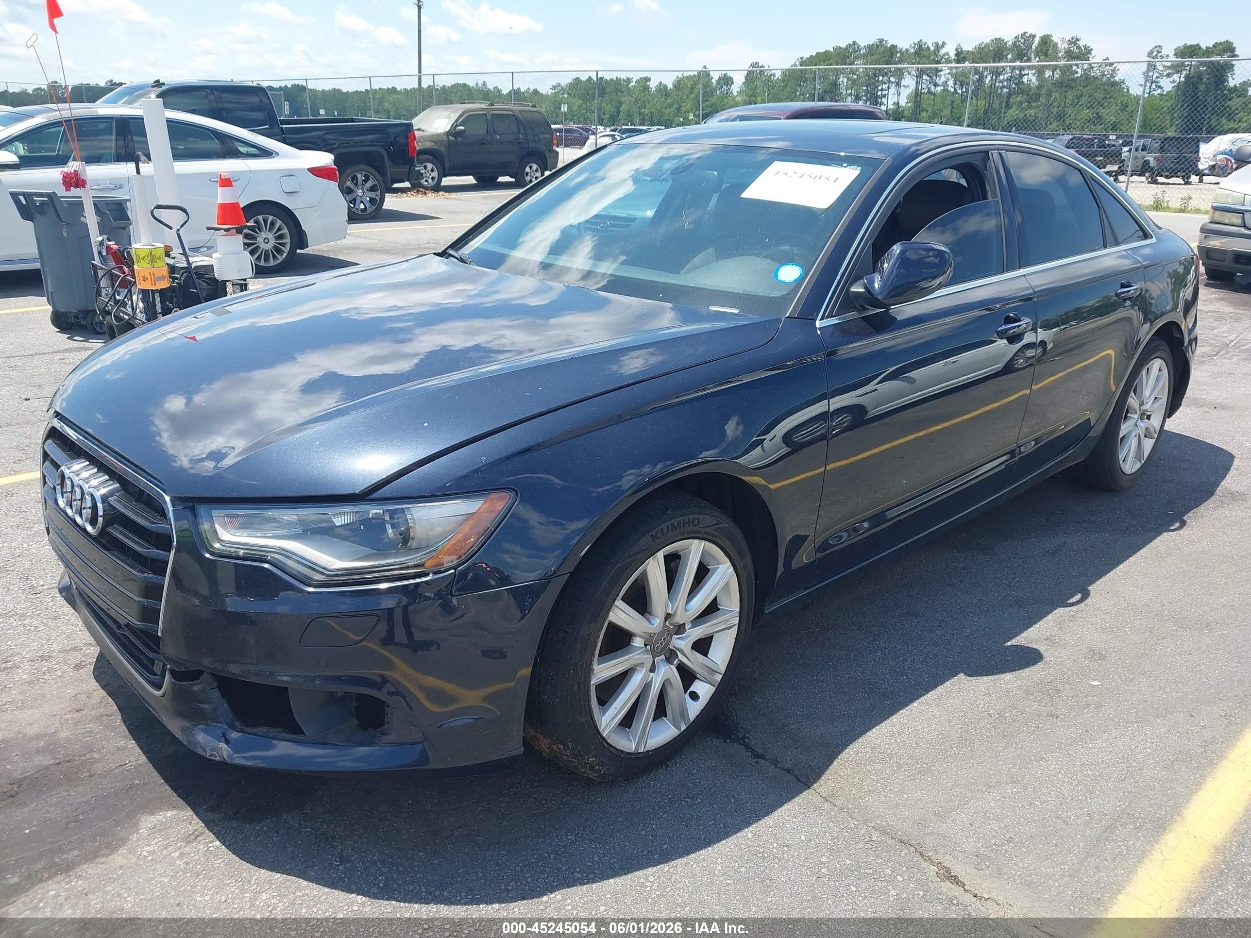 2014 Audi A6 2.0t Premium Black vin: WAUGFAFC5EN065308