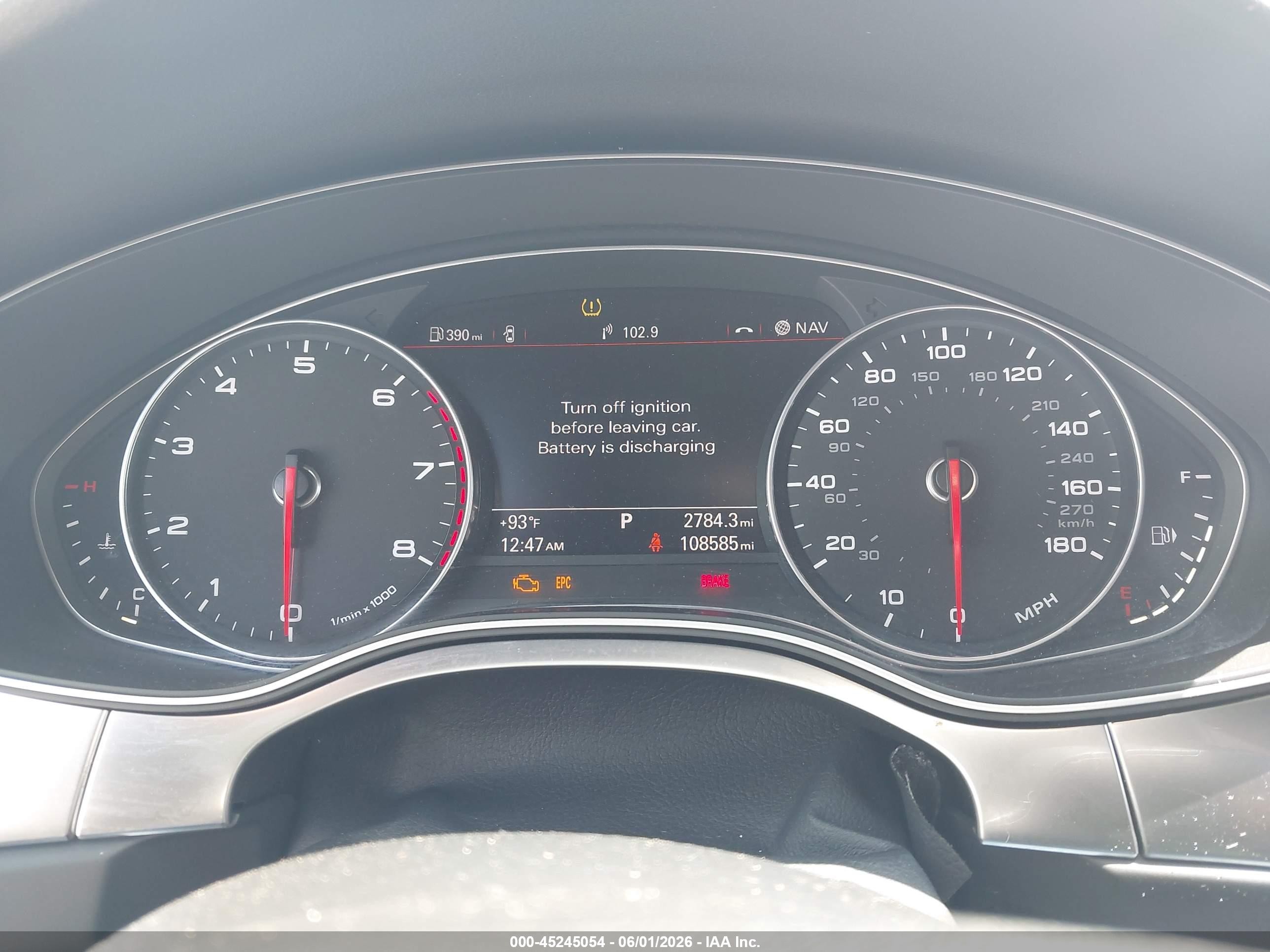 2014 Audi A6 2.0t Premium Black vin: WAUGFAFC5EN065308