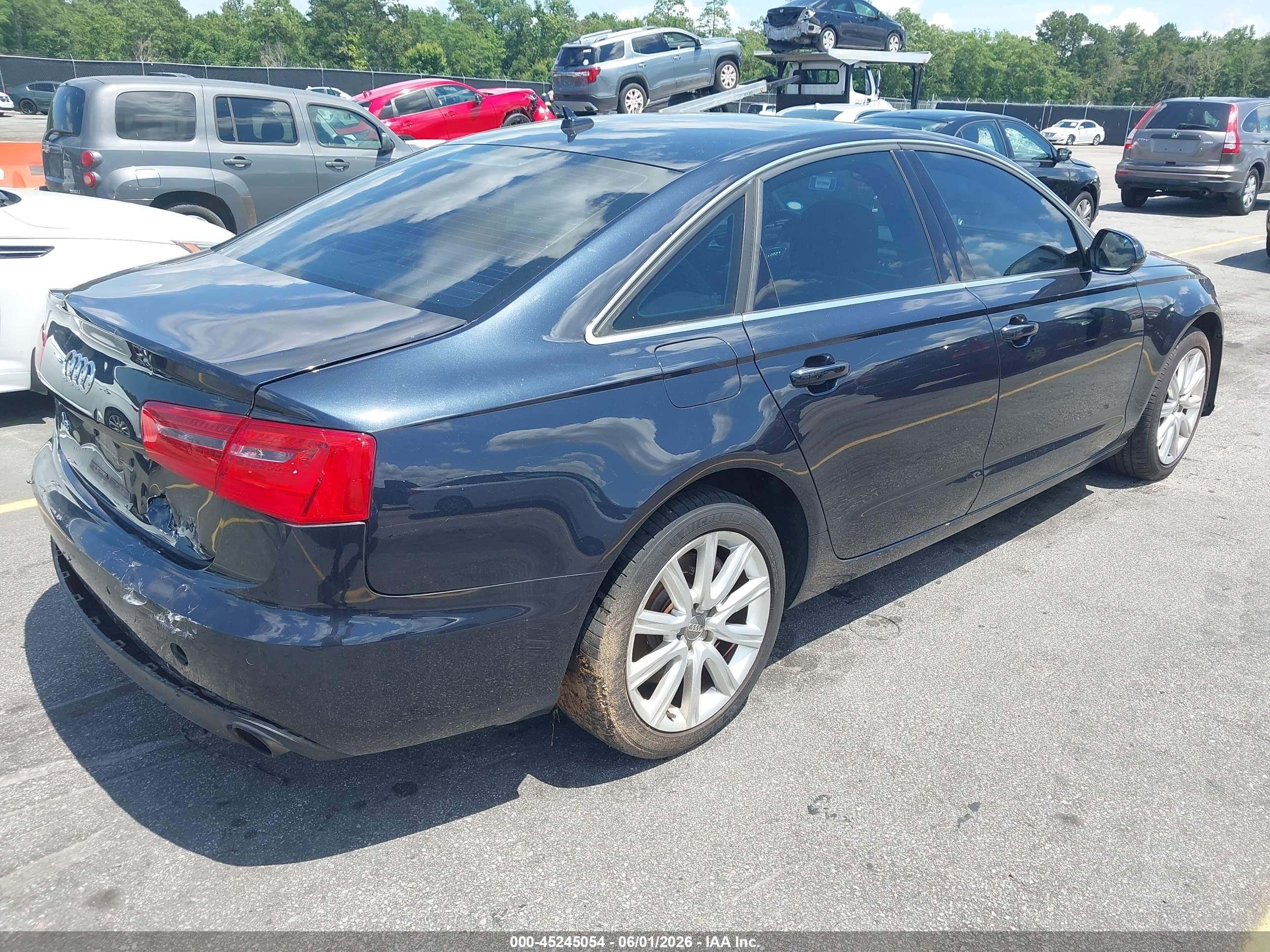 2014 Audi A6 2.0t Premium Black vin: WAUGFAFC5EN065308