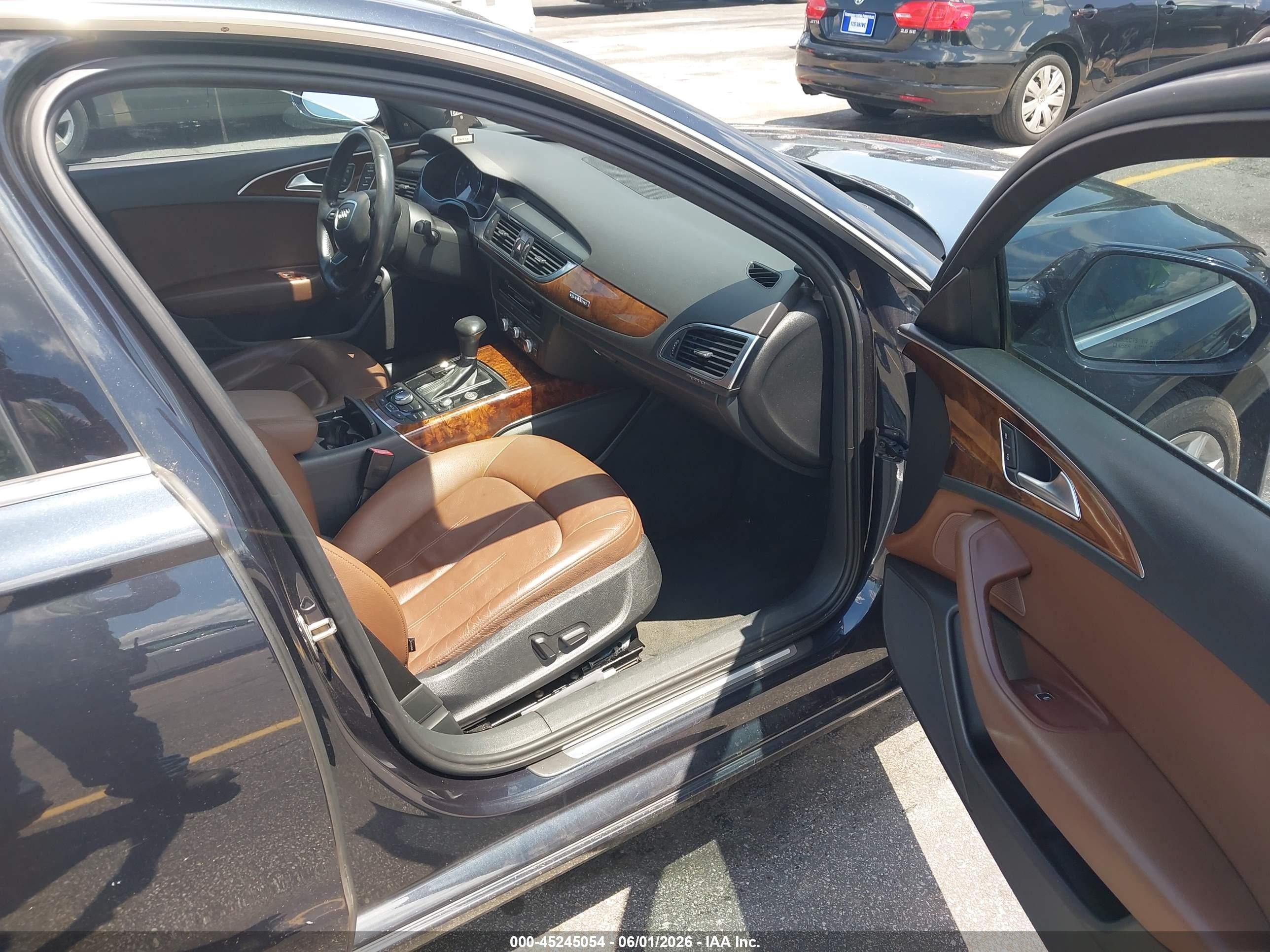 2014 Audi A6 2.0t Premium Black vin: WAUGFAFC5EN065308