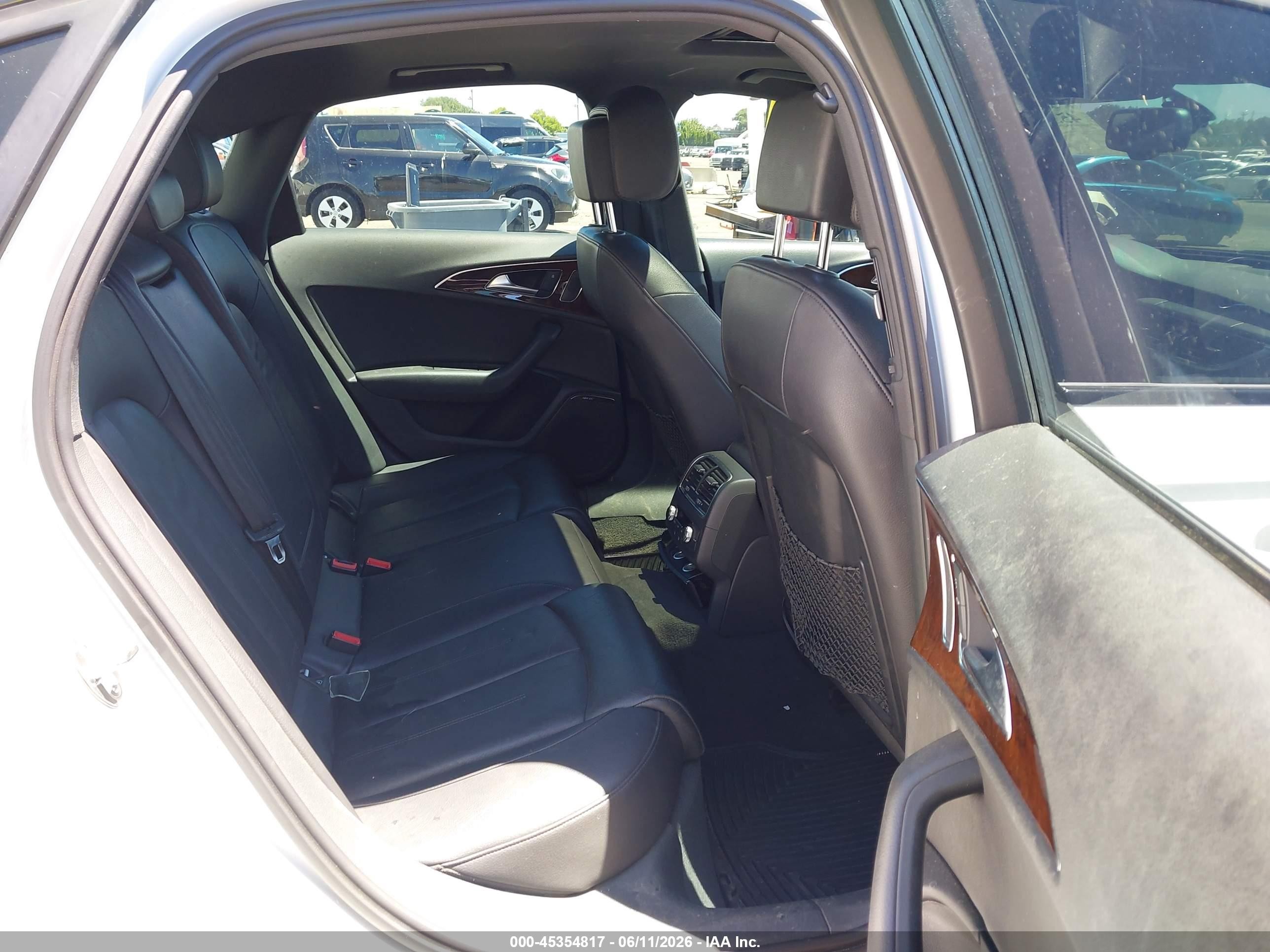 2014 Audi A6 2.0t Premium White vin: WAUGFAFC5EN124051