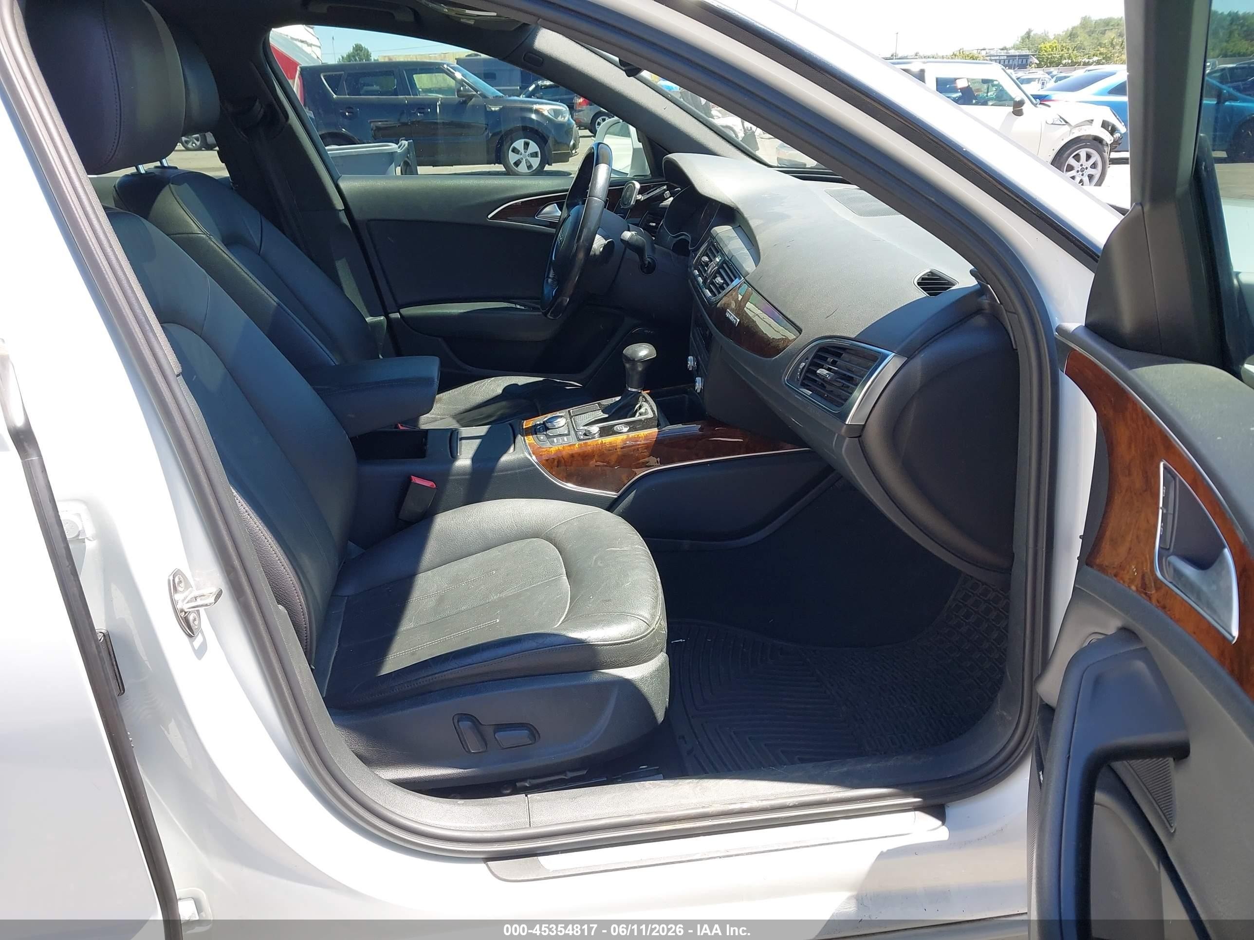 2014 Audi A6 2.0t Premium White vin: WAUGFAFC5EN124051