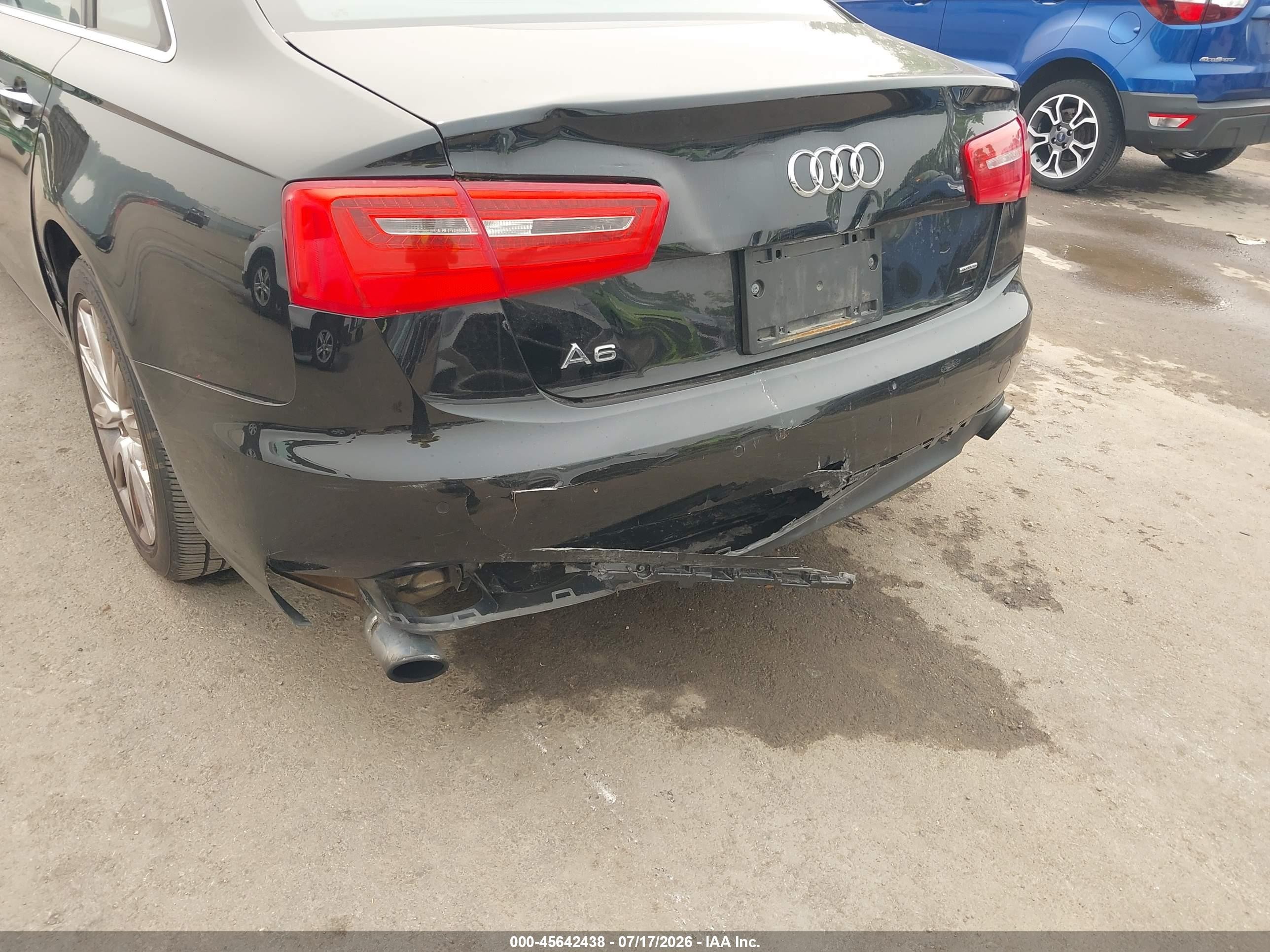 2015 Audi A6 2.0t Premium Black vin: WAUGFAFC5FN007121