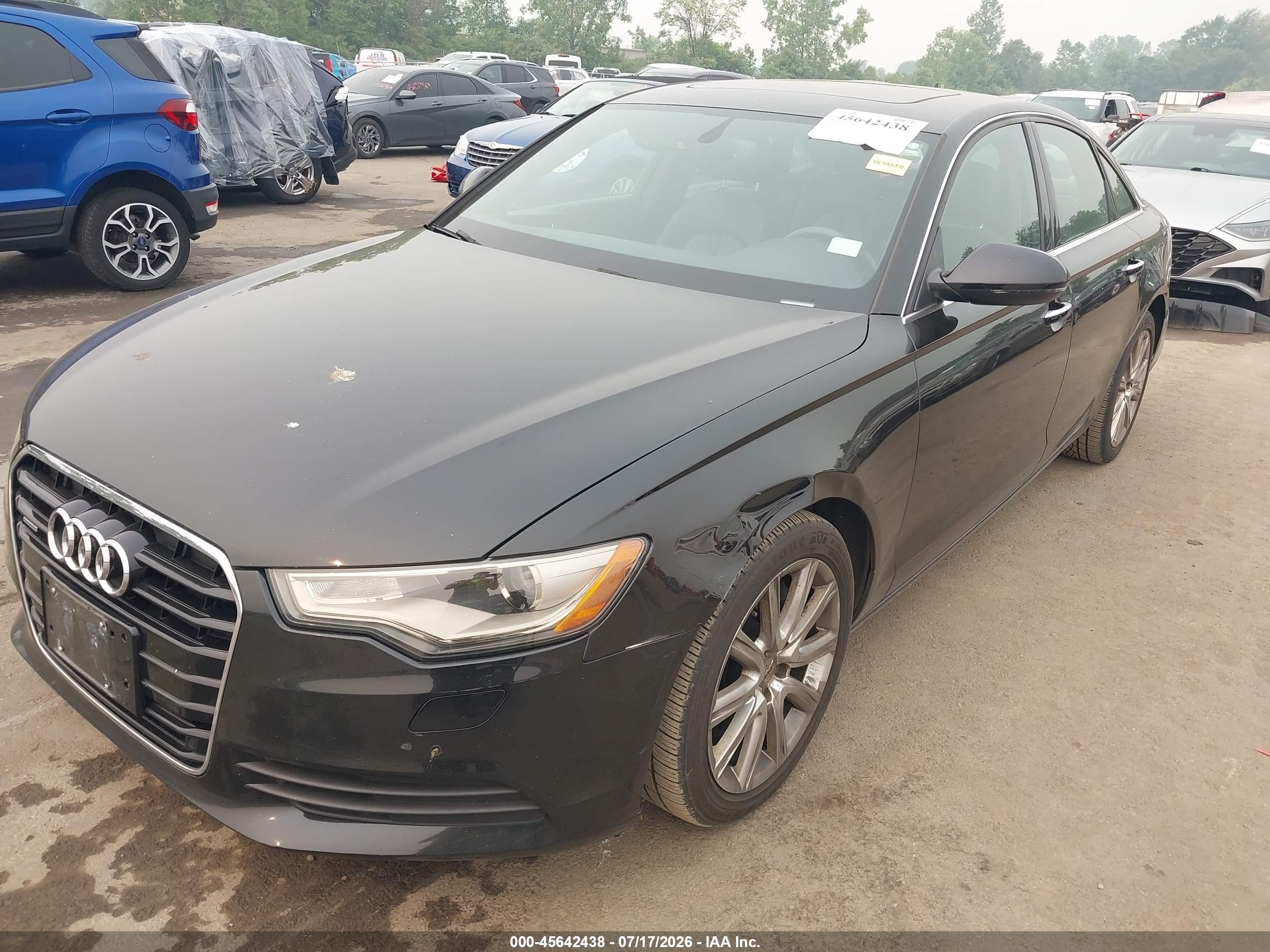 2015 Audi A6 2.0t Premium Black vin: WAUGFAFC5FN007121