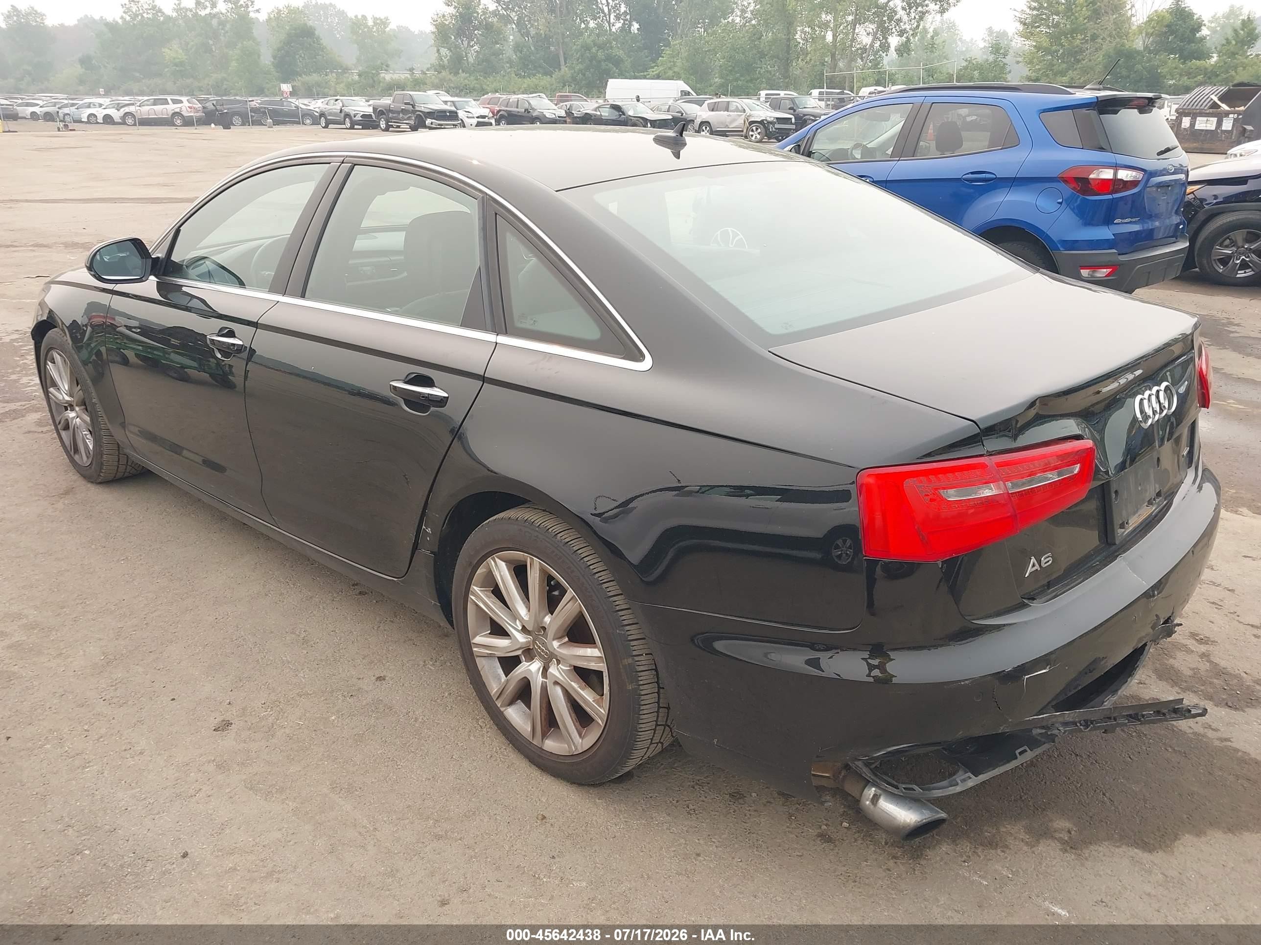 2015 Audi A6 2.0t Premium Black vin: WAUGFAFC5FN007121