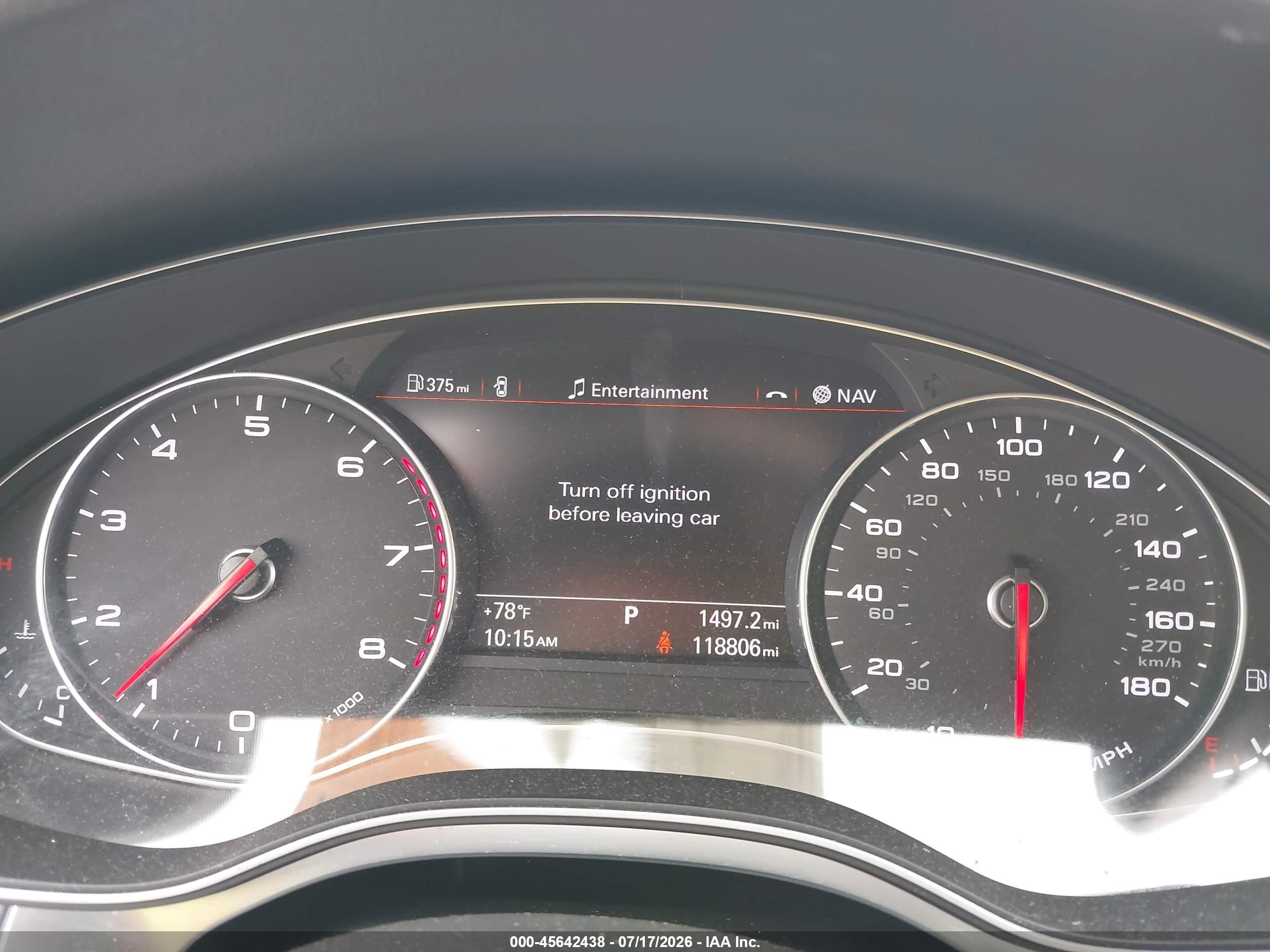 2015 Audi A6 2.0t Premium Black vin: WAUGFAFC5FN007121