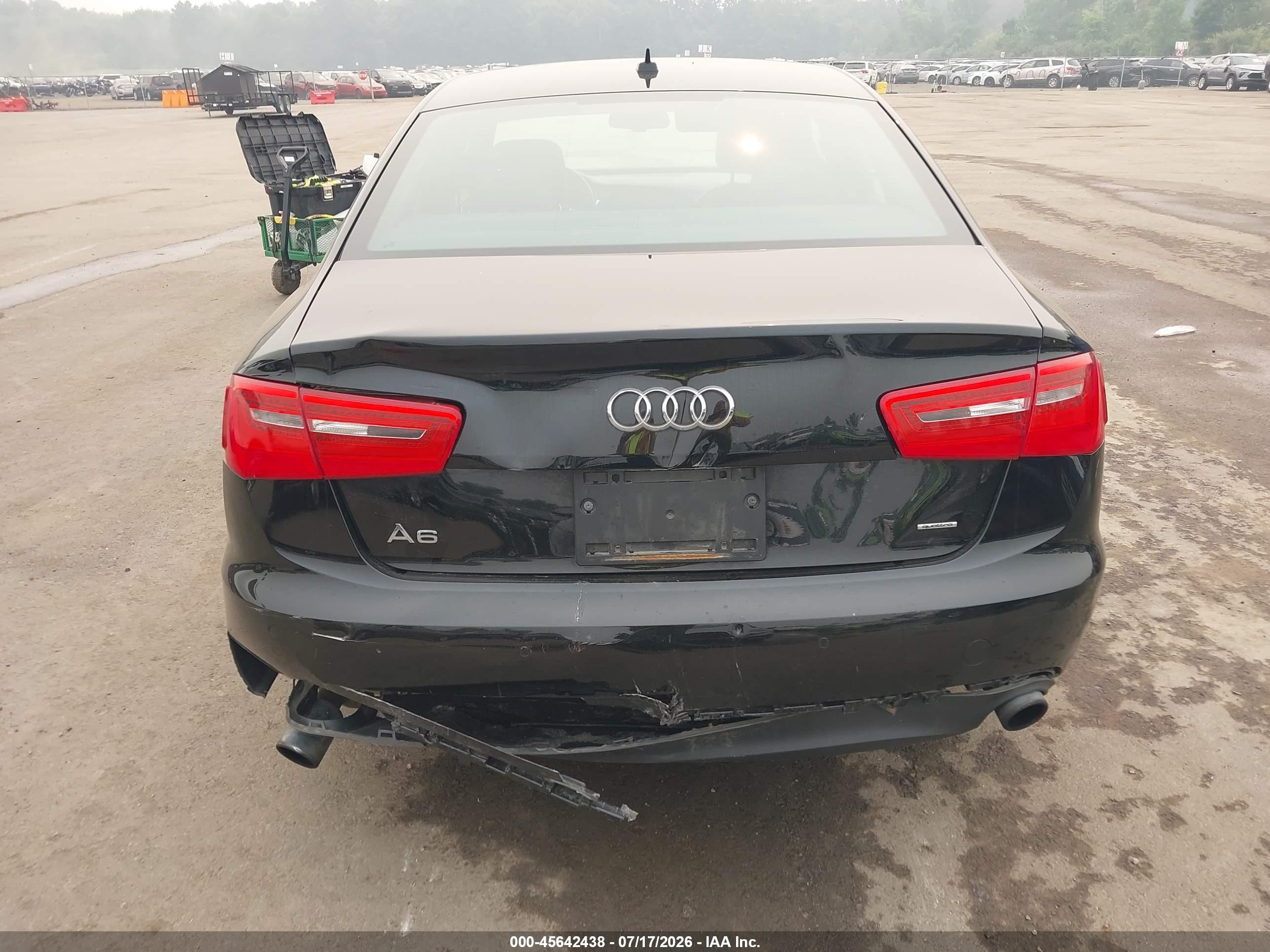 2015 Audi A6 2.0t Premium Black vin: WAUGFAFC5FN007121