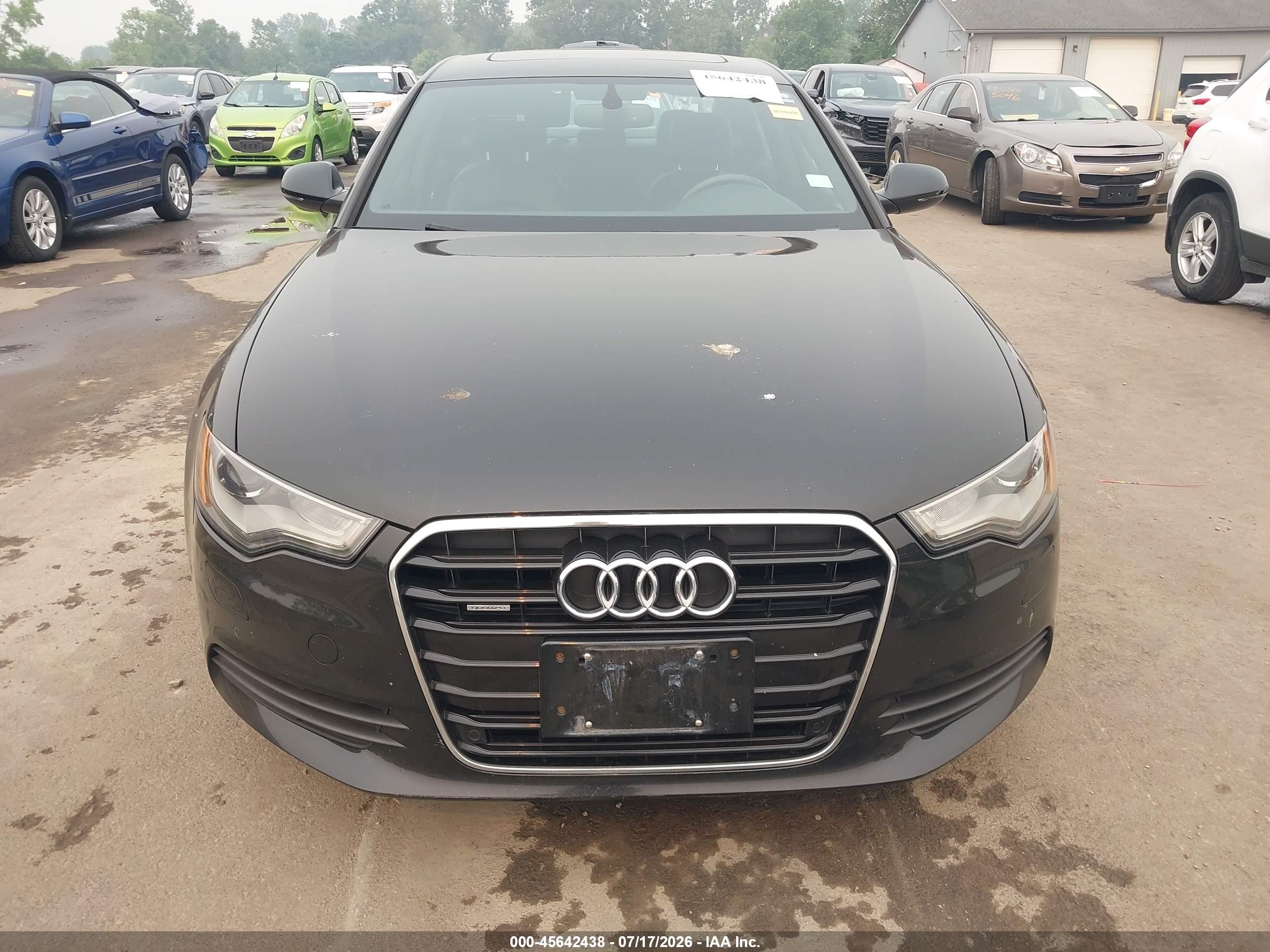 2015 Audi A6 2.0t Premium Black vin: WAUGFAFC5FN007121
