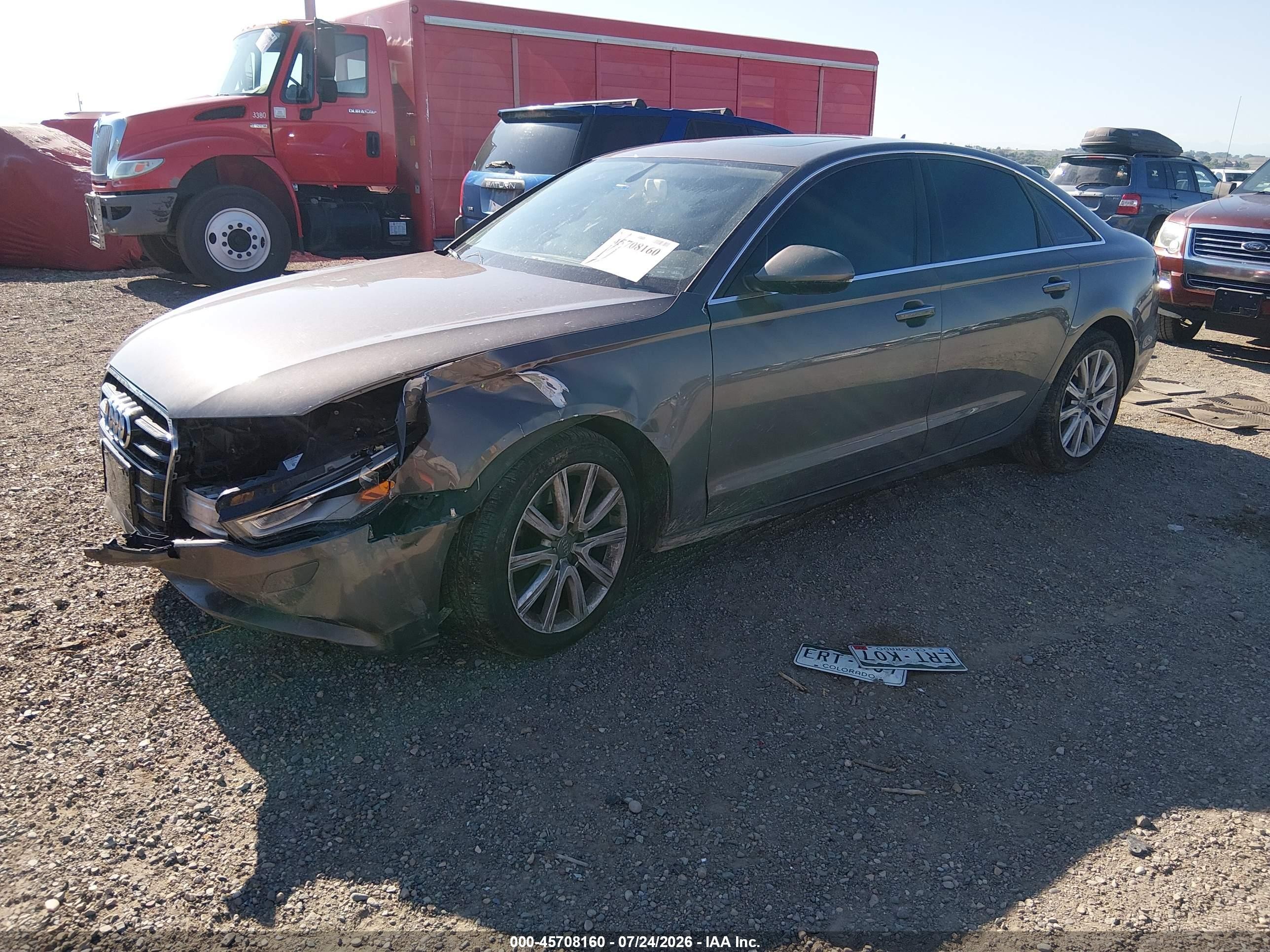2015 Audi A6 2.0t Premium Brown vin: WAUGFAFC5FN017065