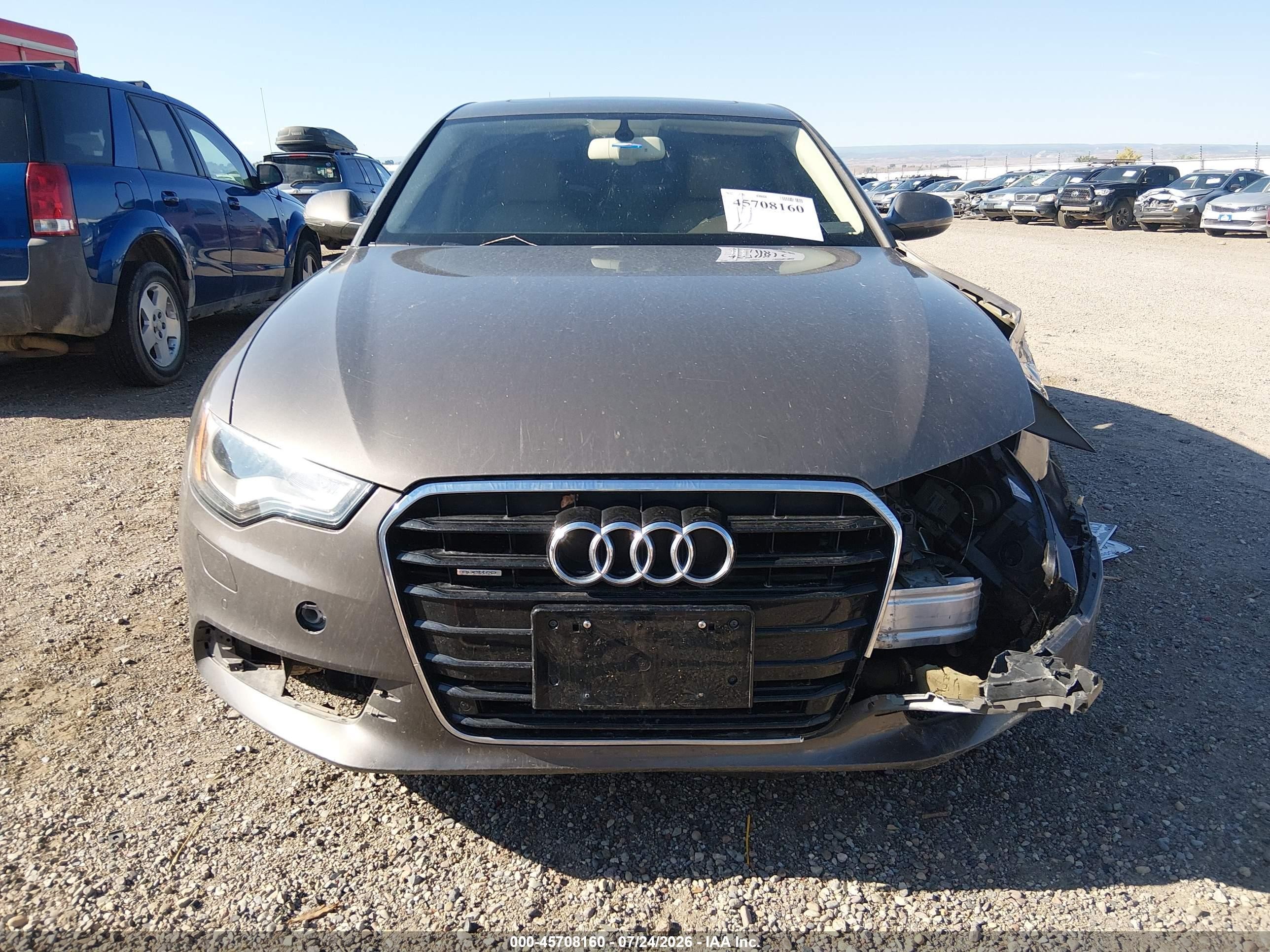 2015 Audi A6 2.0t Premium Brown vin: WAUGFAFC5FN017065