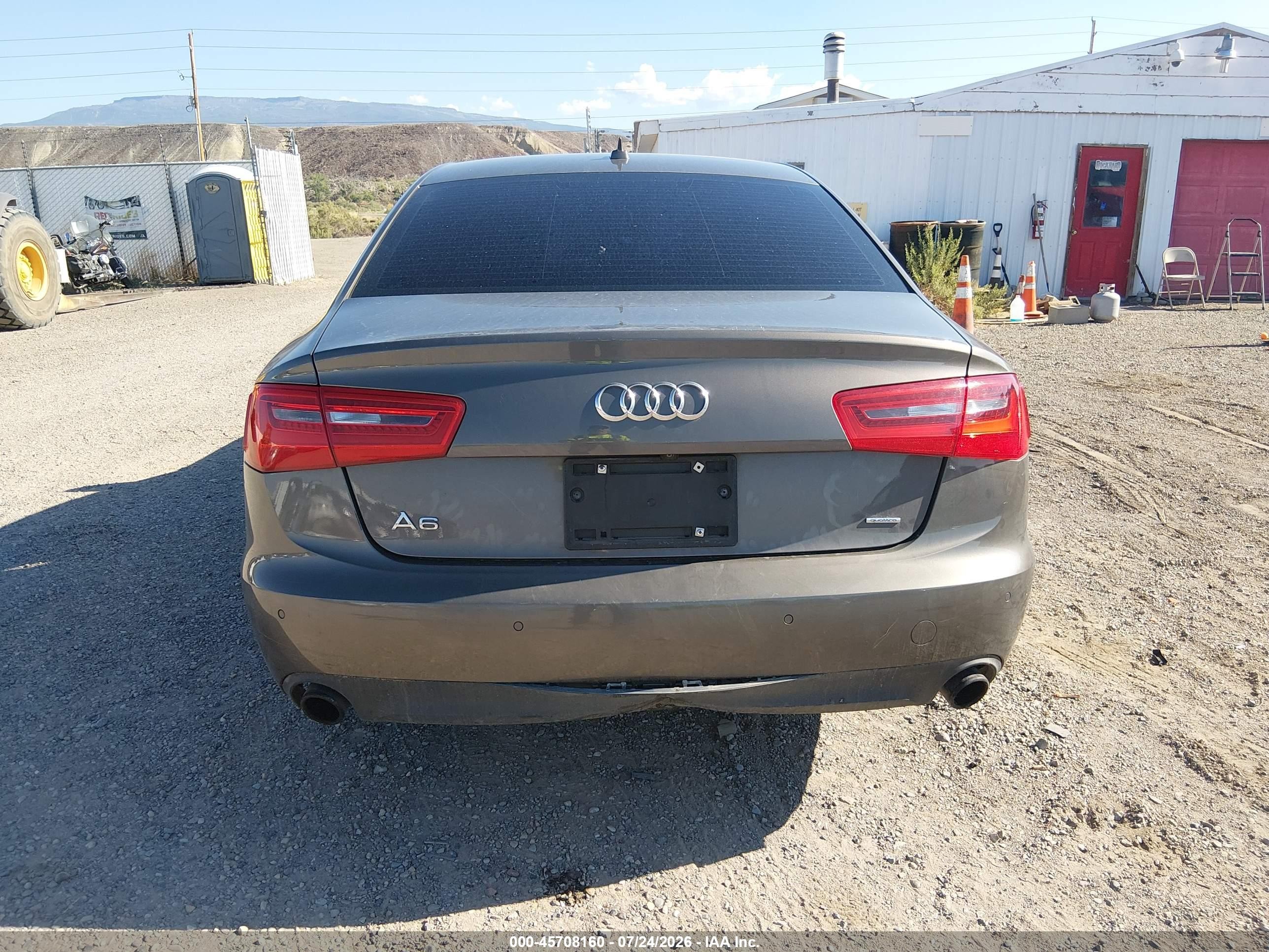 2015 Audi A6 2.0t Premium Brown vin: WAUGFAFC5FN017065