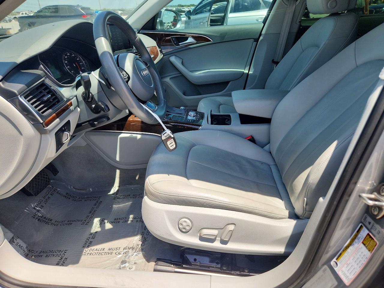 2015 Audi A6 Premium Plus Silver vin: WAUGFAFC5FN028292