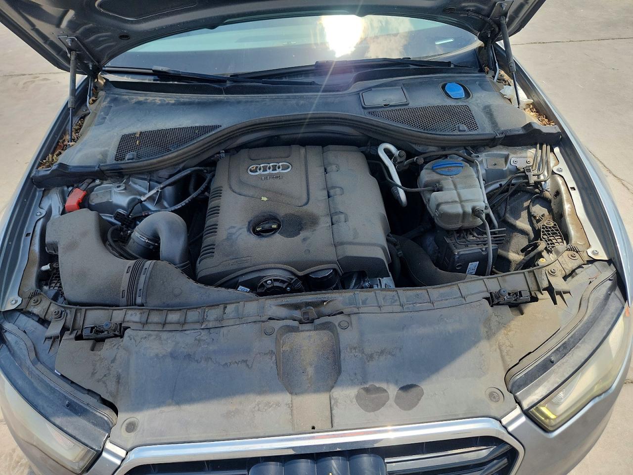 2015 Audi A6 Premium Plus Silver vin: WAUGFAFC5FN028292