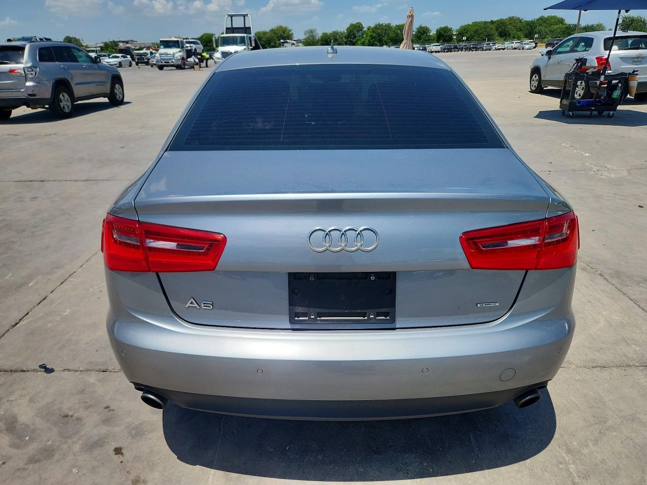 2015 Audi A6 Premium Plus Silver vin: WAUGFAFC5FN028292