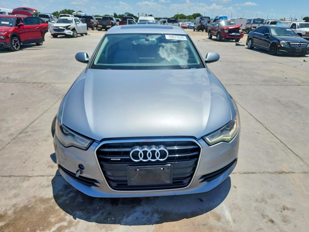 2015 Audi A6 Premium Plus Silver vin: WAUGFAFC5FN028292