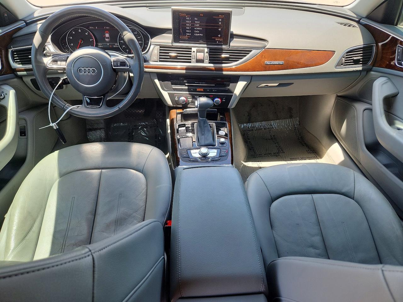 2015 Audi A6 Premium Plus Silver vin: WAUGFAFC5FN028292