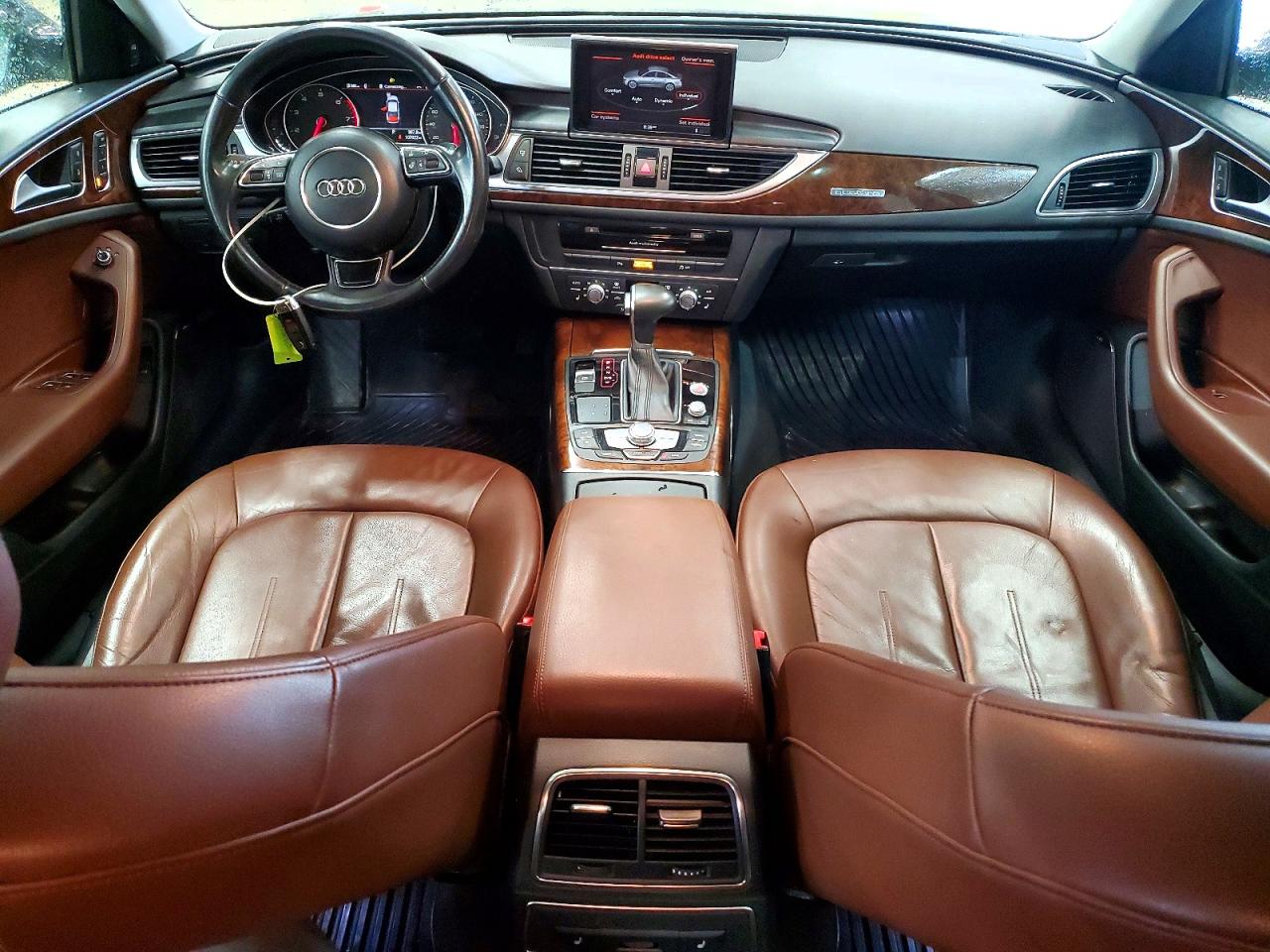 2015 Audi A6 Premium Plus Black vin: WAUGFAFC5FN029507