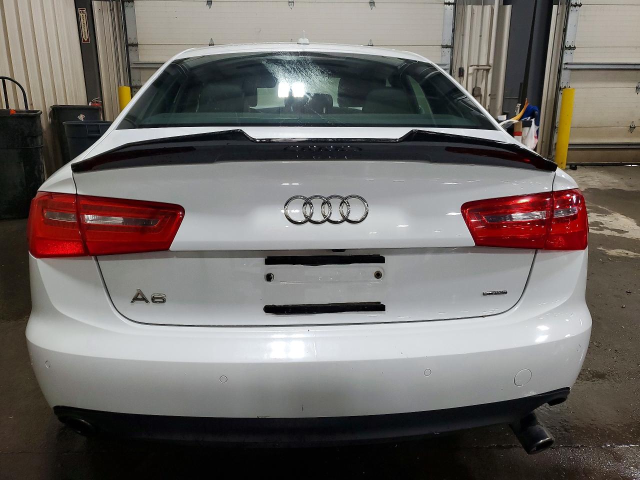 2015 Audi A6 Premium Plus White vin: WAUGFAFC5FN034318