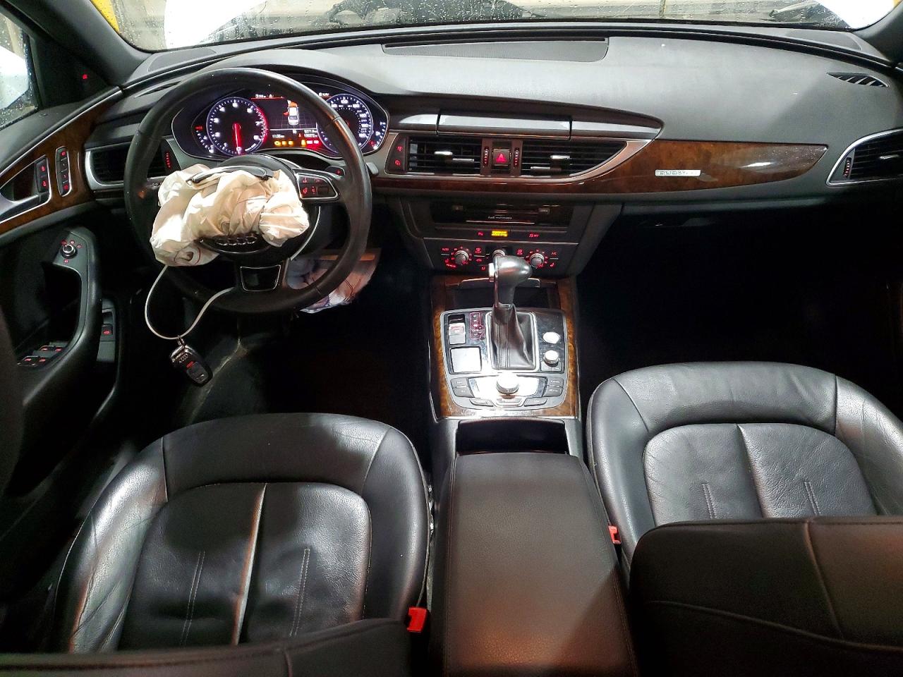 2015 Audi A6 Premium Plus White vin: WAUGFAFC5FN034318