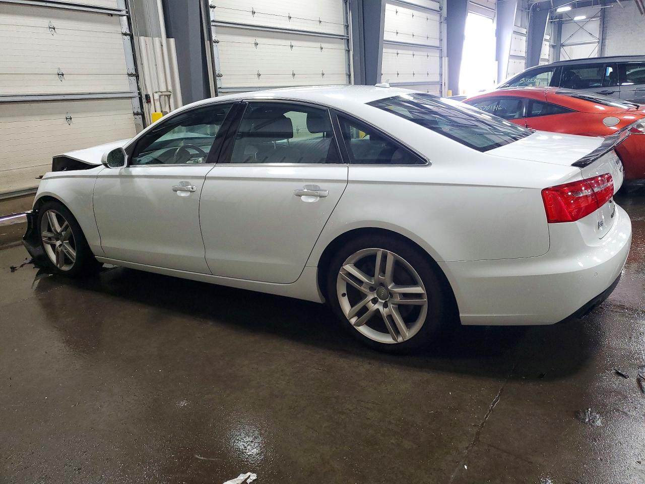 2015 Audi A6 Premium Plus White vin: WAUGFAFC5FN034318