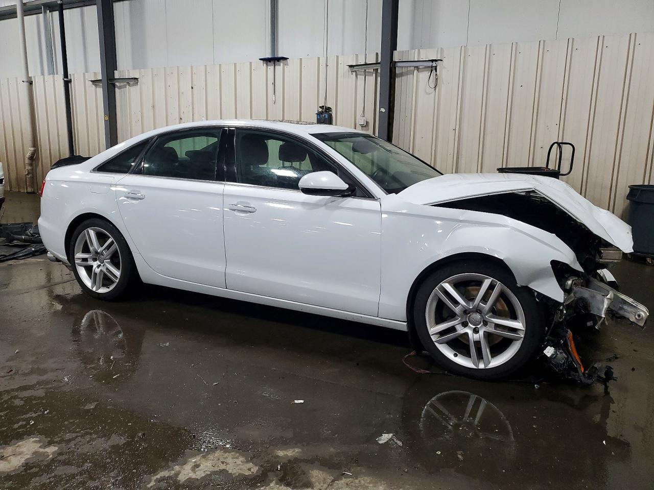 2015 Audi A6 Premium Plus White vin: WAUGFAFC5FN034318