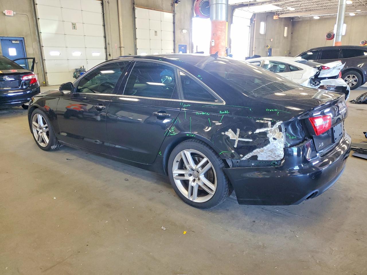 2015 Audi A6 Premium Plus Black vin: WAUGFAFC5FN035775
