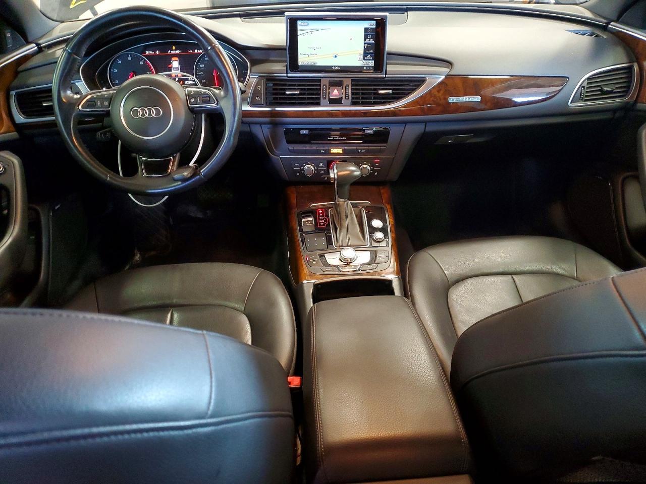 2015 Audi A6 Premium Plus Black vin: WAUGFAFC5FN035775