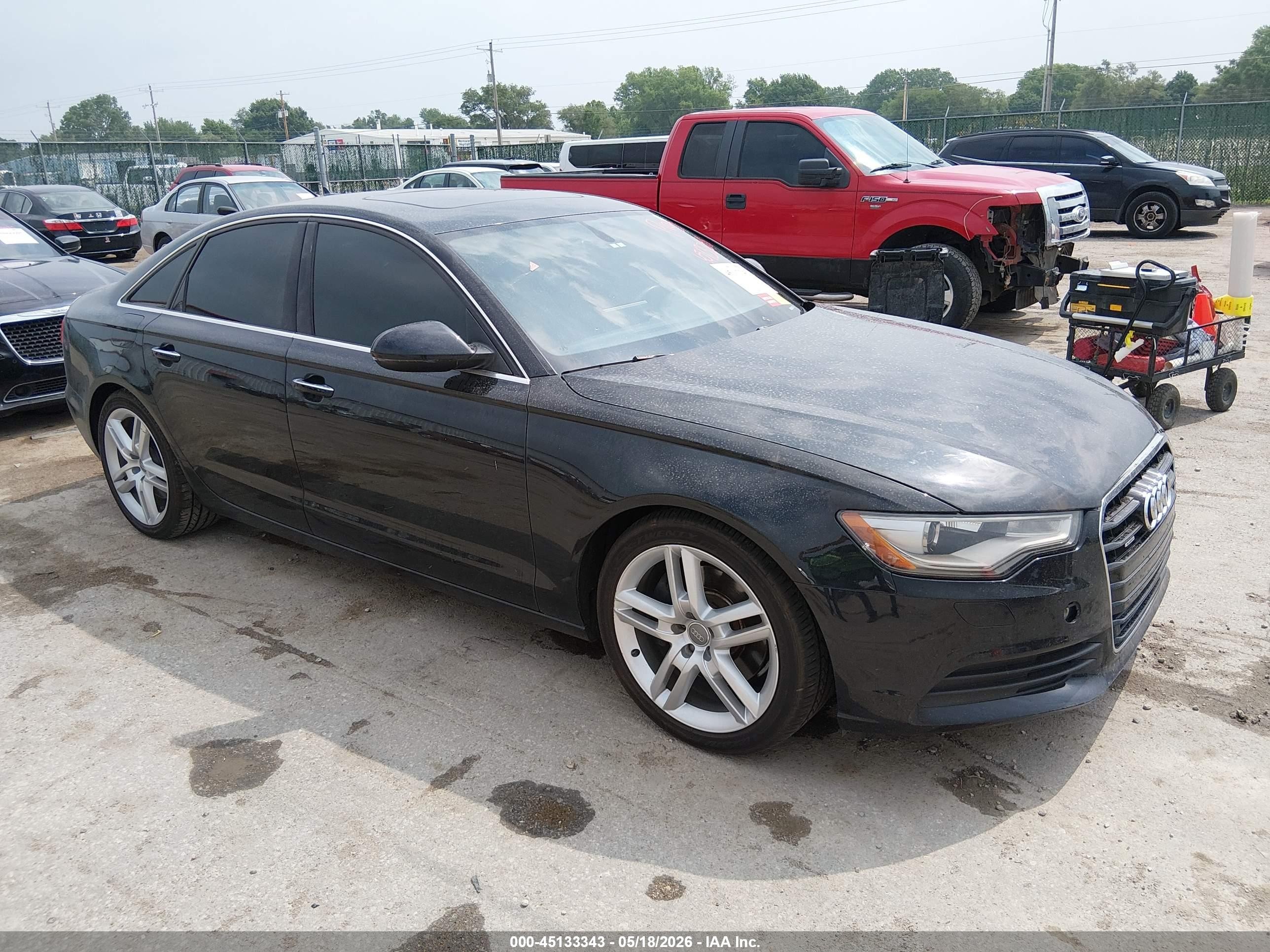 2015 Audi A6 2.0t Premium Black vin: WAUGFAFC5FN046078