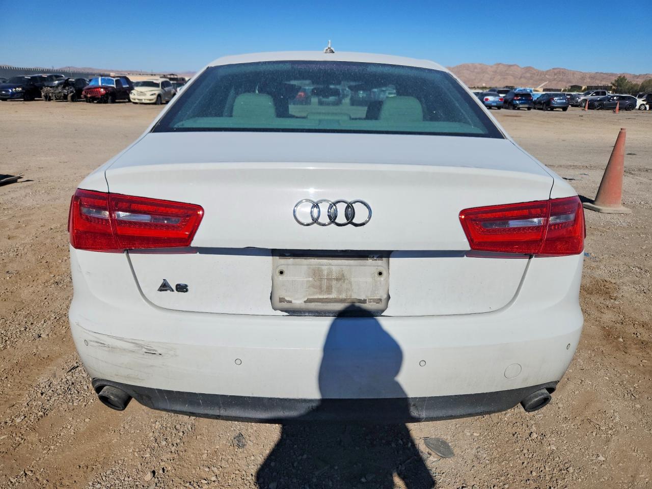 2013 Audi A6 Premium Plus Серебряный vin: WAUGFAFC6DN033367