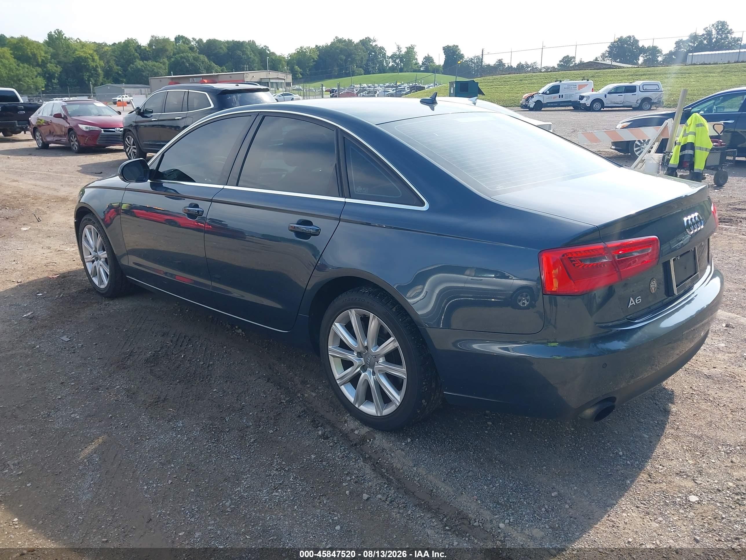 2014 Audi A6 2.0t Premium Black vin: WAUGFAFC6EN013170