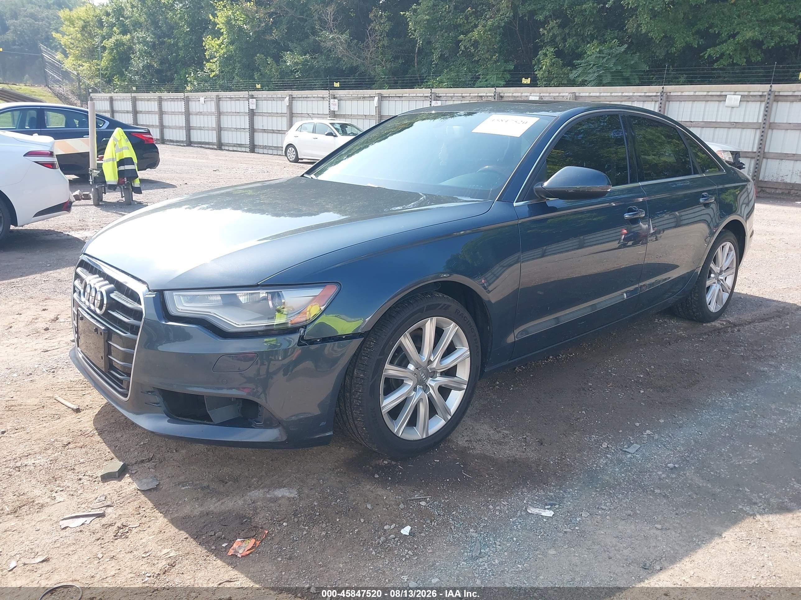 2014 Audi A6 2.0t Premium Black vin: WAUGFAFC6EN013170