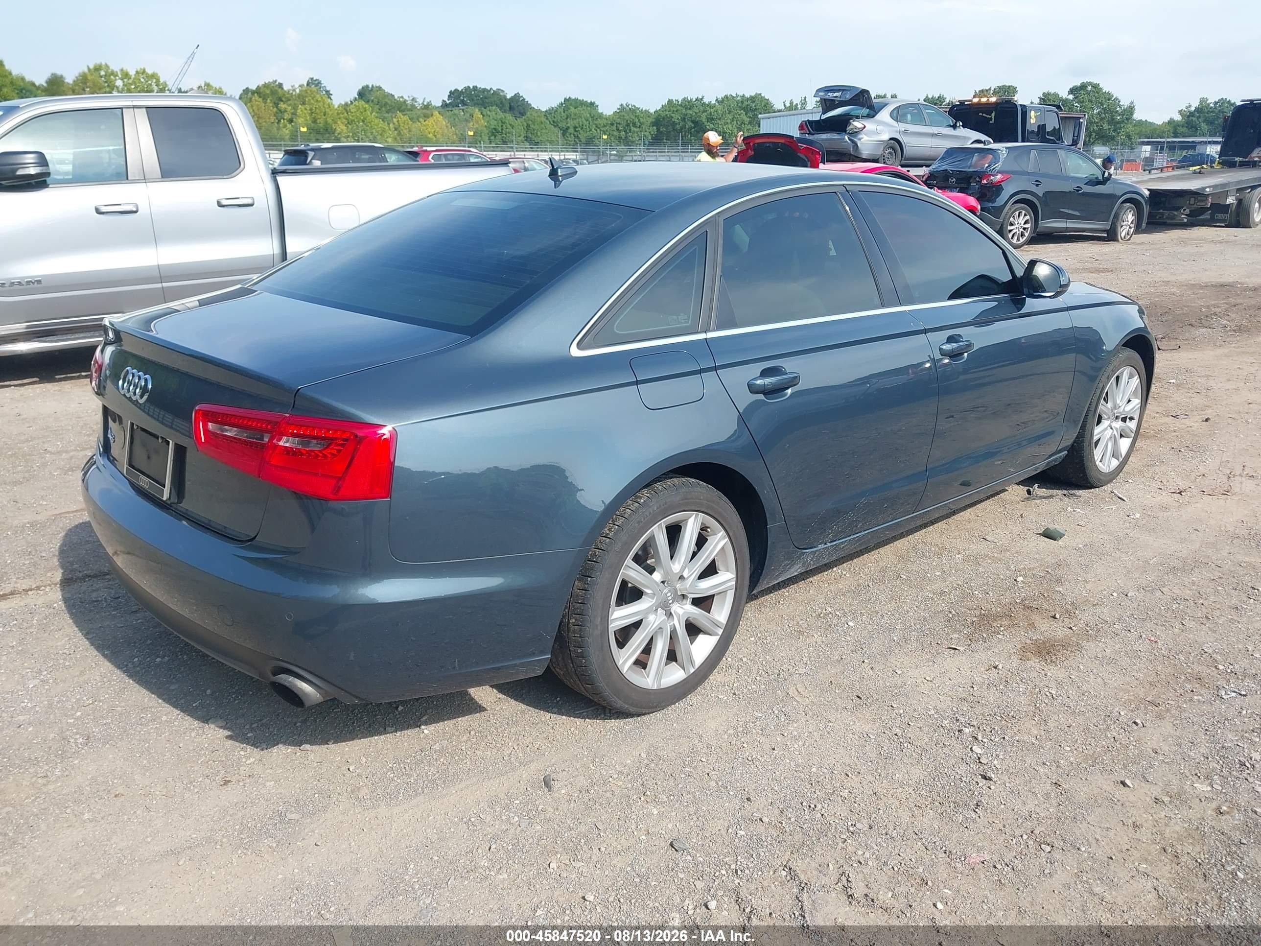 2014 Audi A6 2.0t Premium Black vin: WAUGFAFC6EN013170