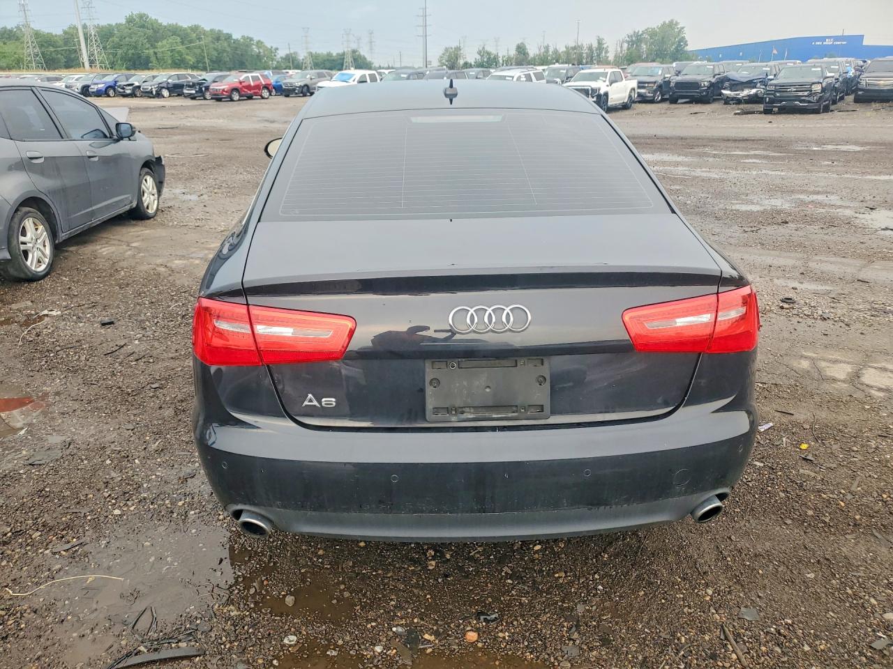 2014 Audi A6 Premium Plus Черный vin: WAUGFAFC6EN022287