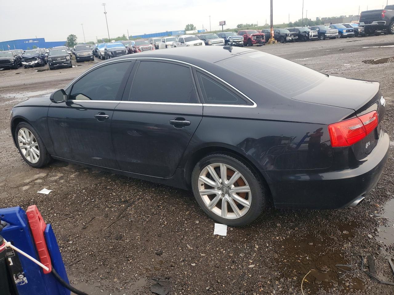2014 Audi A6 Premium Plus Черный vin: WAUGFAFC6EN022287