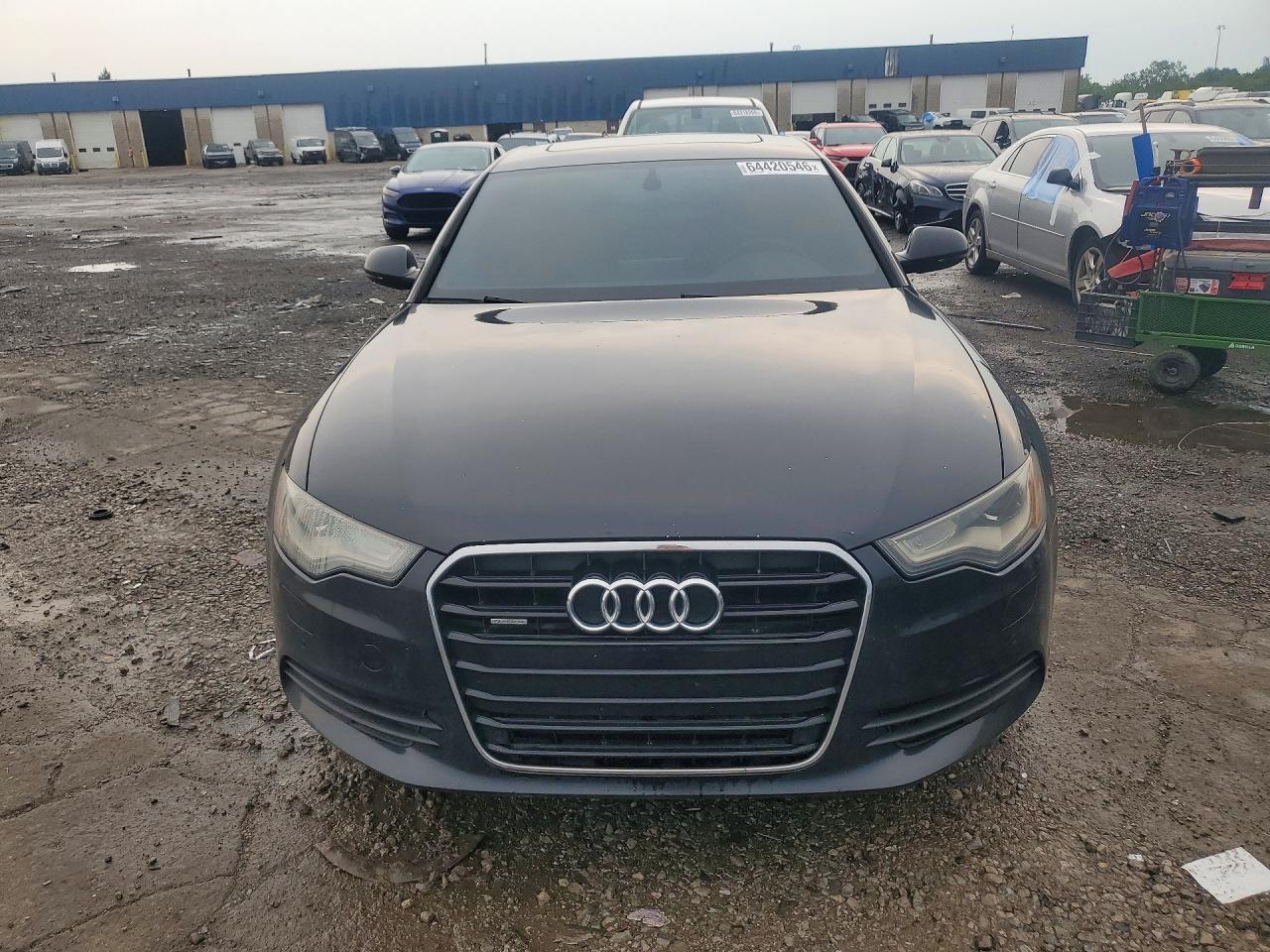 2014 Audi A6 Premium Plus Черный vin: WAUGFAFC6EN022287