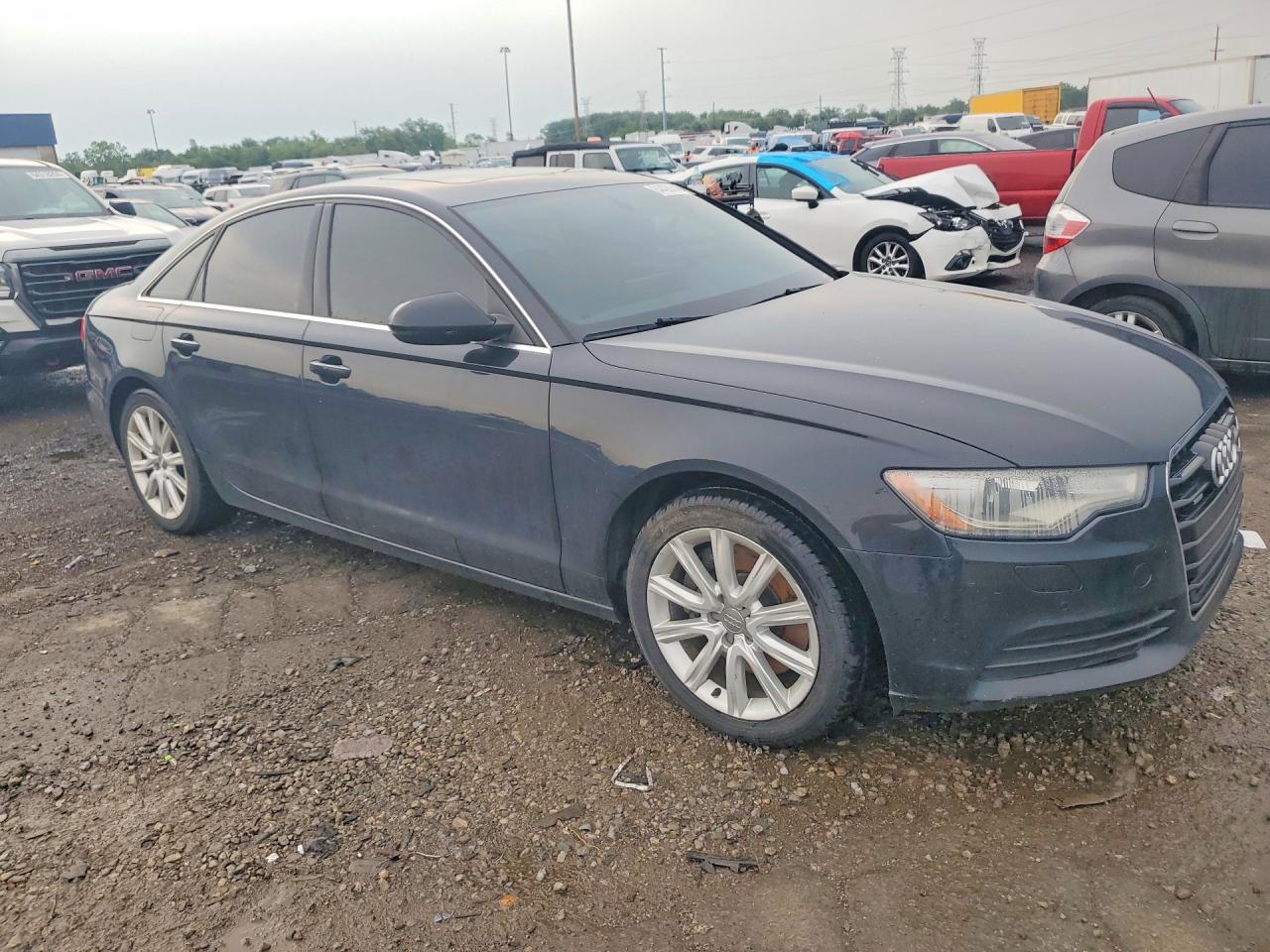 2014 Audi A6 Premium Plus Черный vin: WAUGFAFC6EN022287