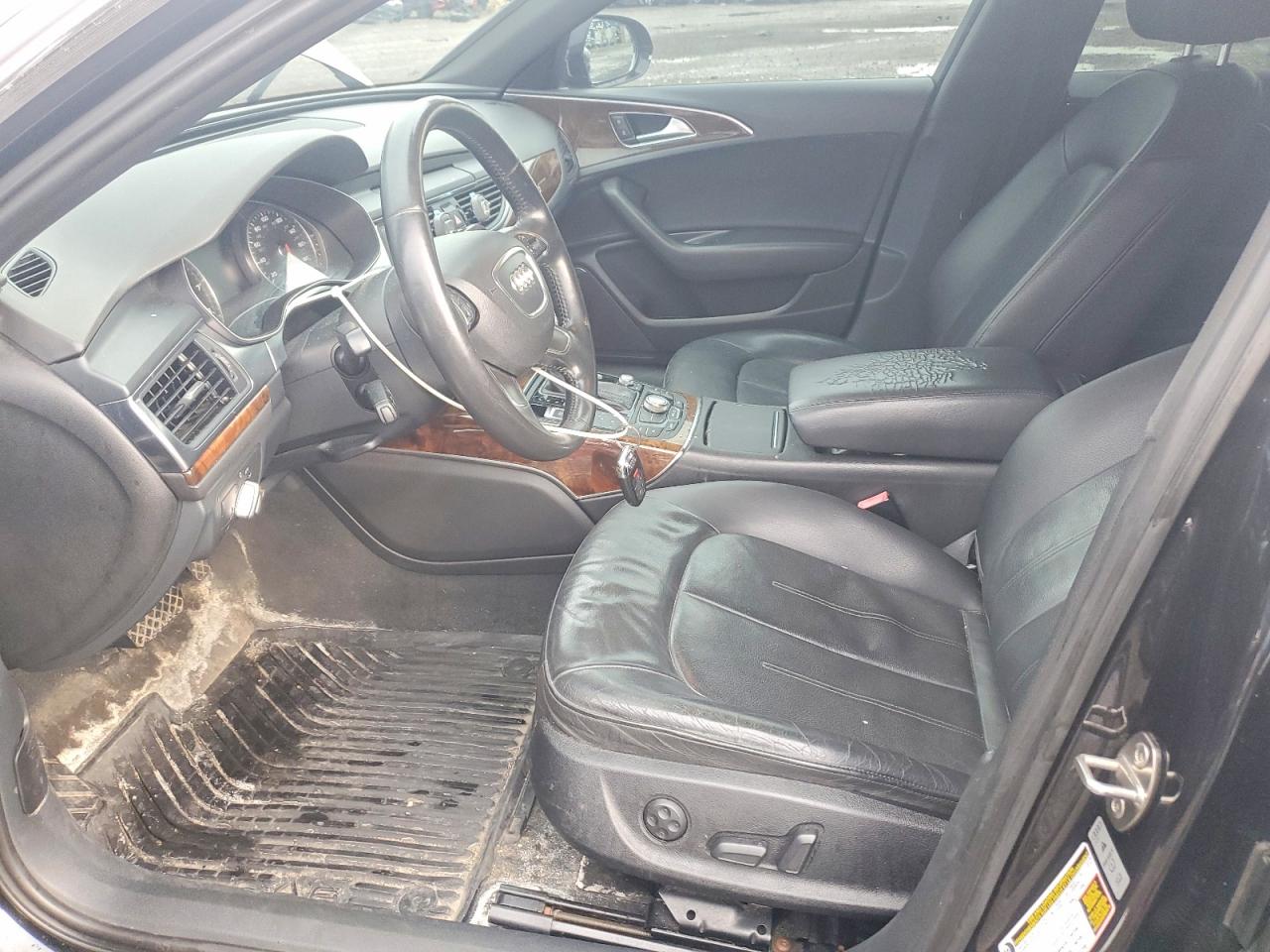 2014 Audi A6 Premium Plus Черный vin: WAUGFAFC6EN022287