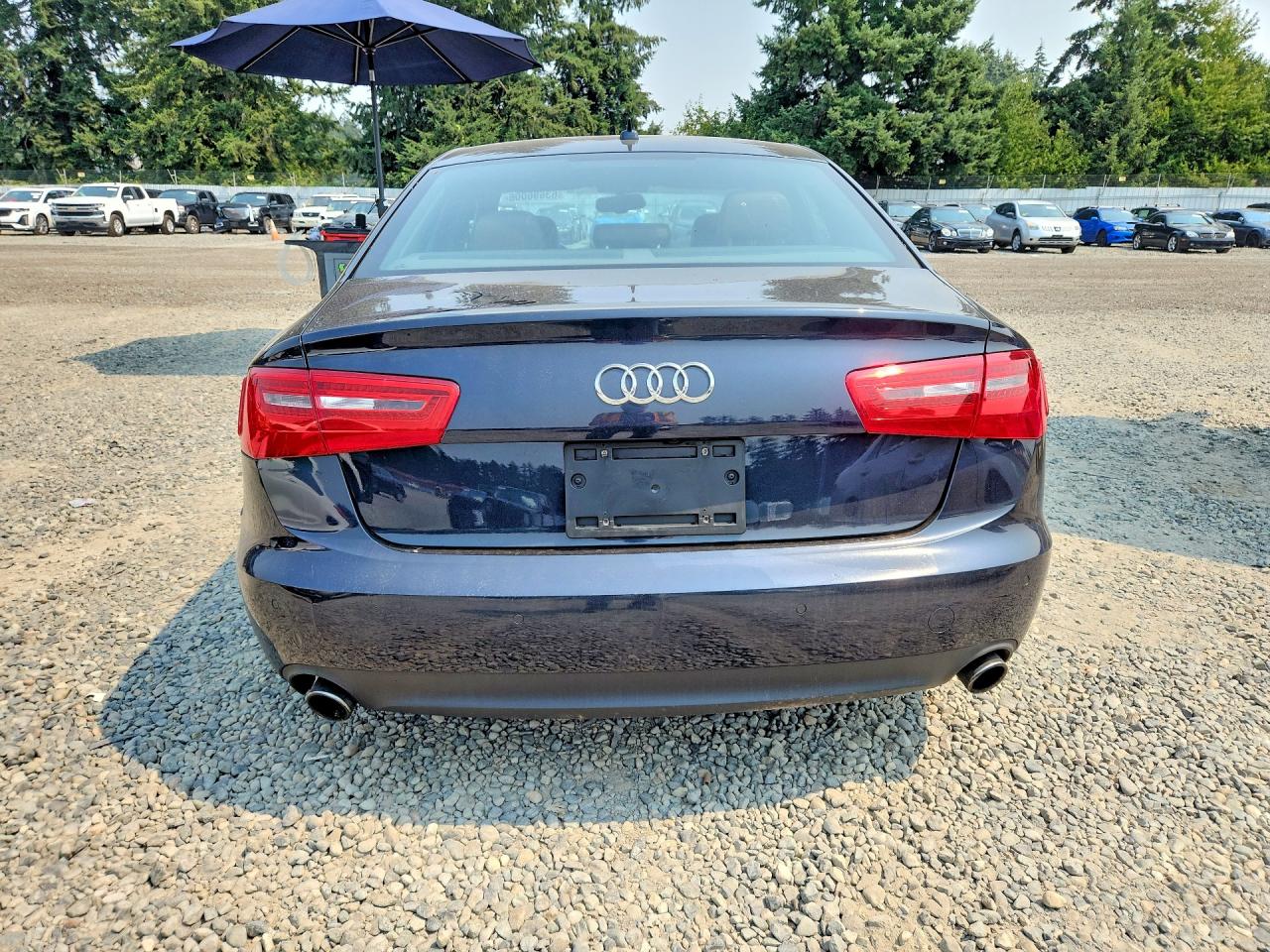 2014 Audi A6 Premium Plus Black vin: WAUGFAFC6EN050302