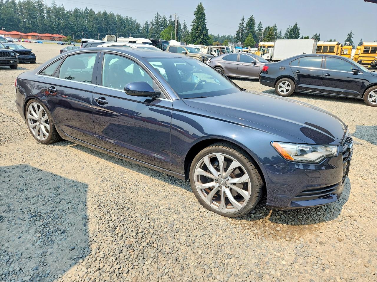 2014 Audi A6 Premium Plus Black vin: WAUGFAFC6EN050302