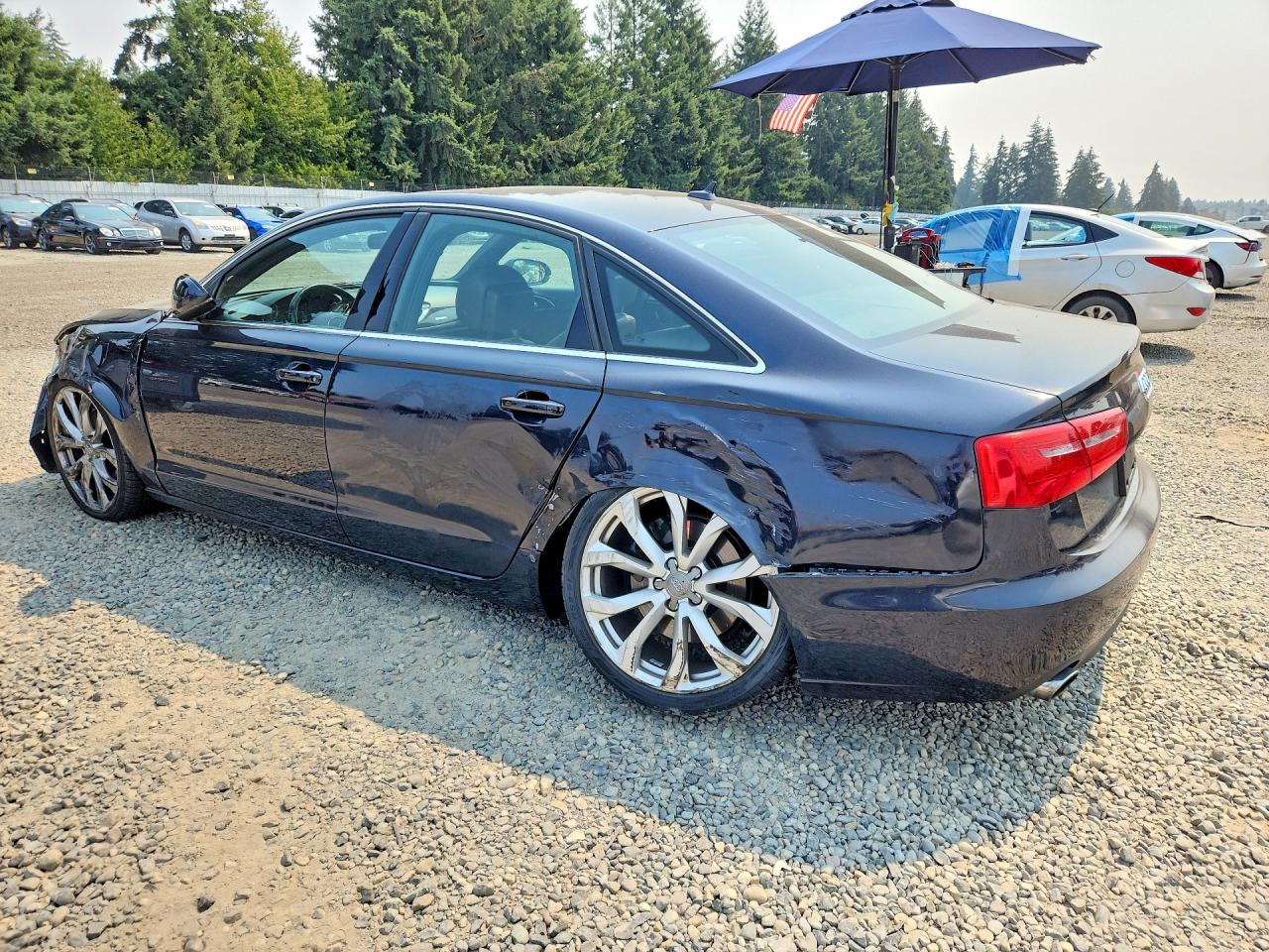 2014 Audi A6 Premium Plus Black vin: WAUGFAFC6EN050302