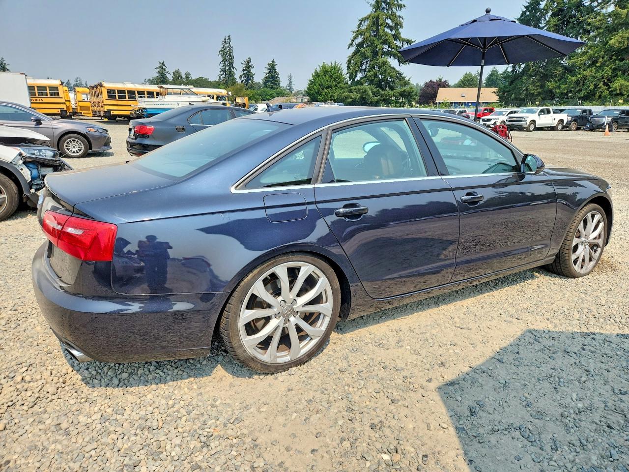 2014 Audi A6 Premium Plus Black vin: WAUGFAFC6EN050302